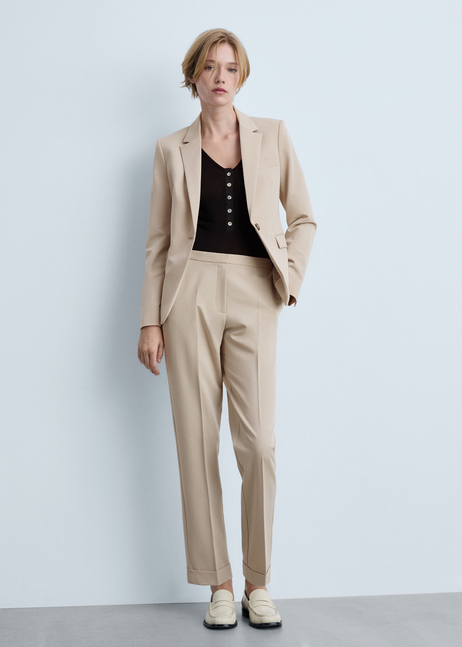 Blazer traje entallada - Plano general