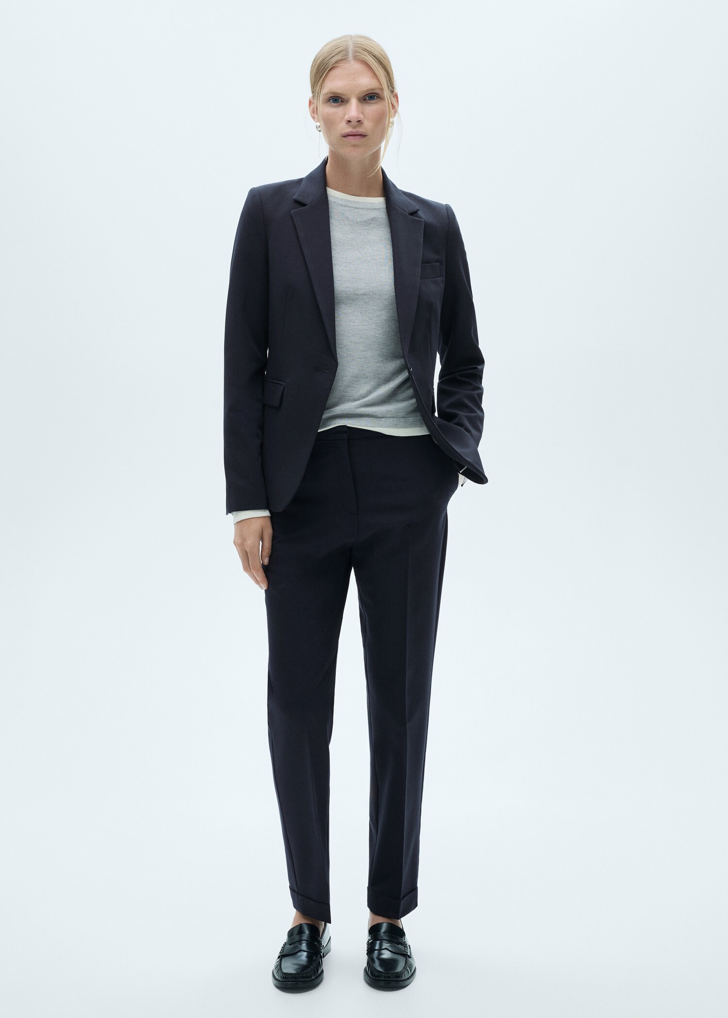 Blazer traje entallada - Plano general