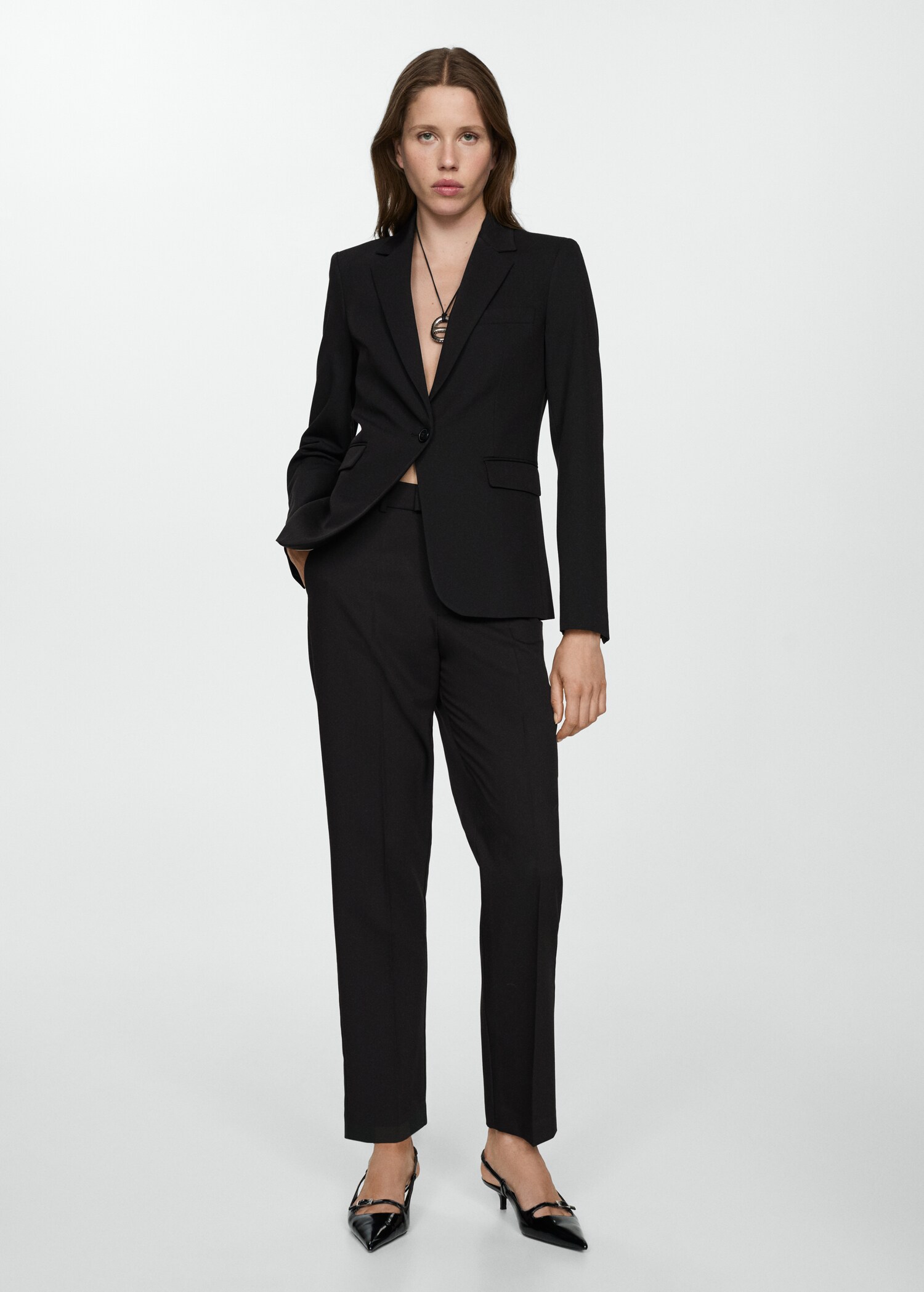 Fitted suit jacket - General plane