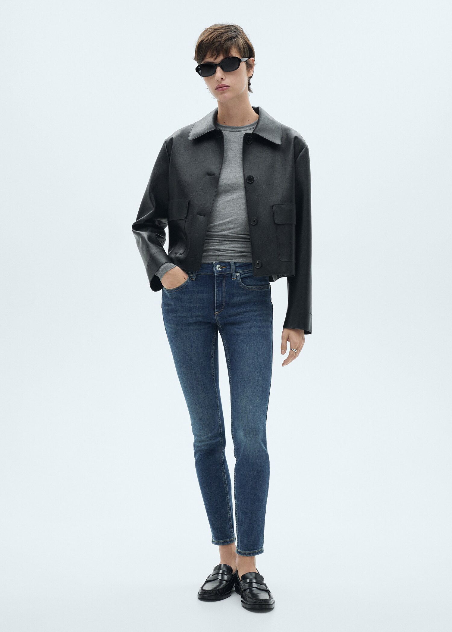 Jean Pushup skinny taille basse - Plan général