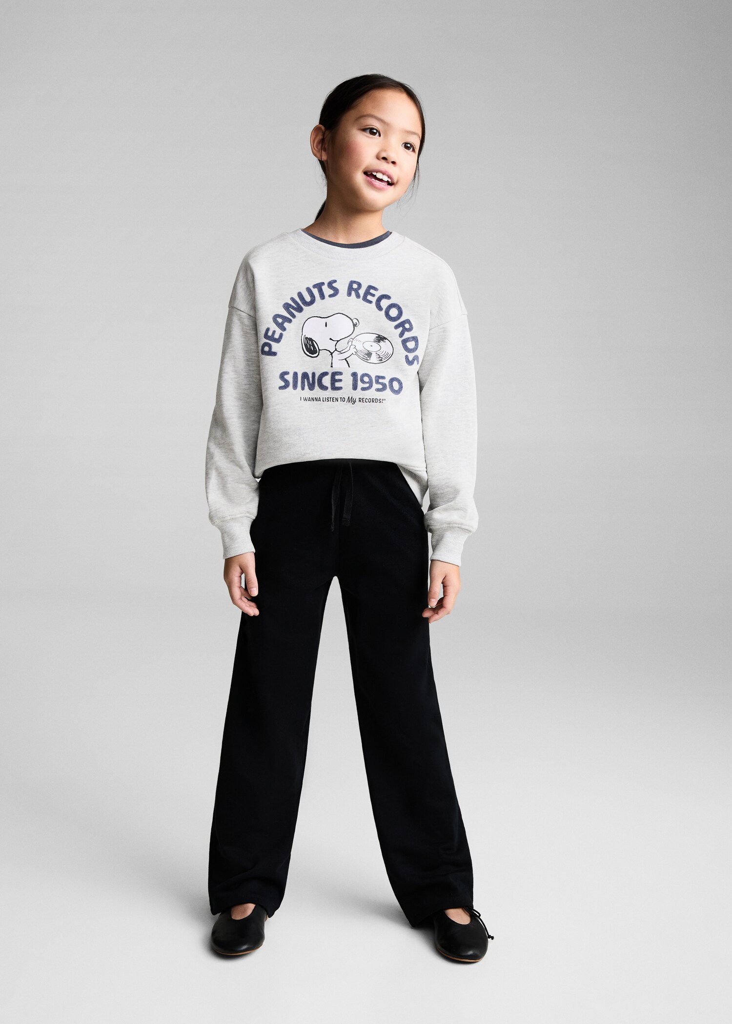 Snoopy-print sweatshirt - General plane