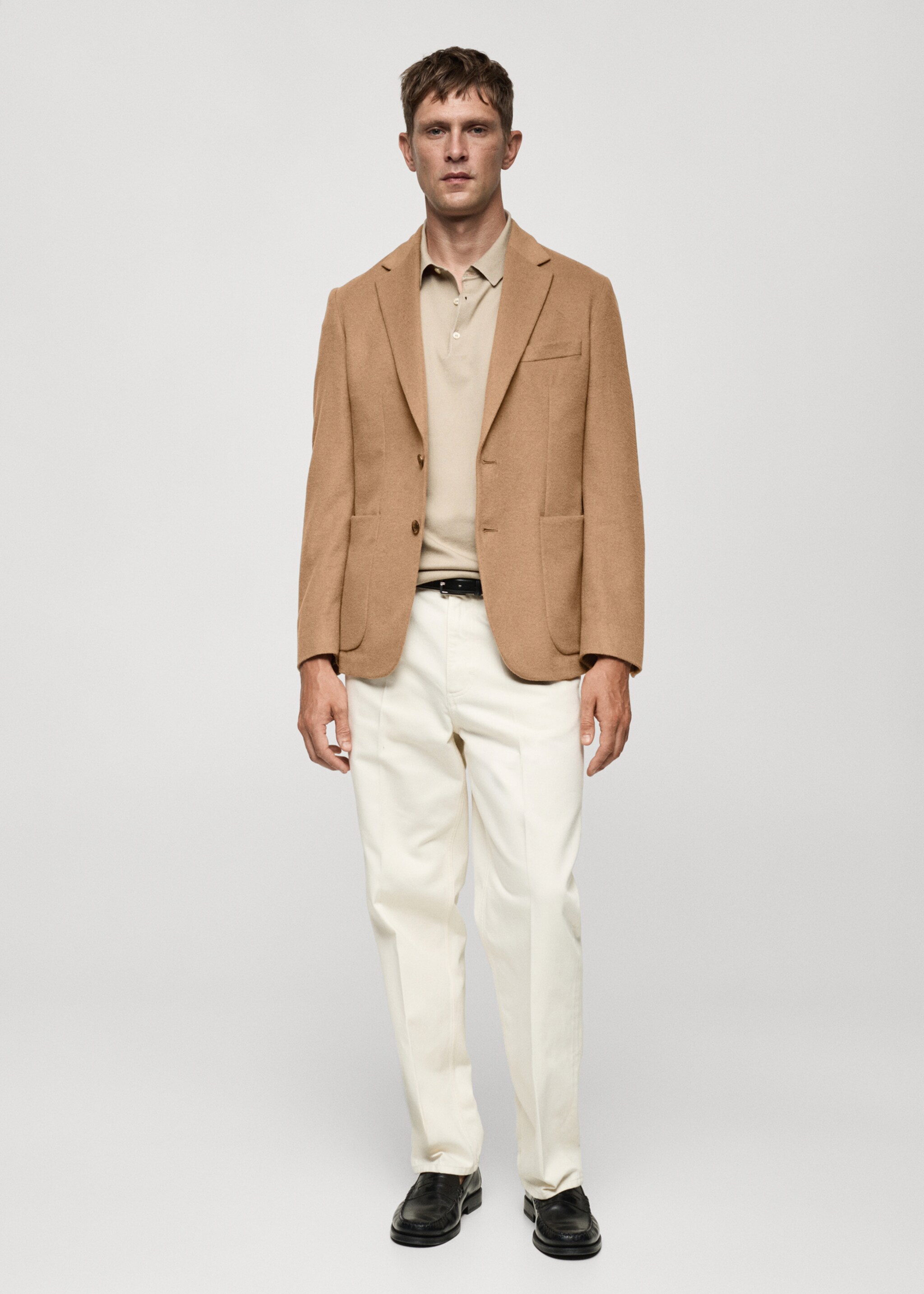 Veste laine slim-fit - Plan général