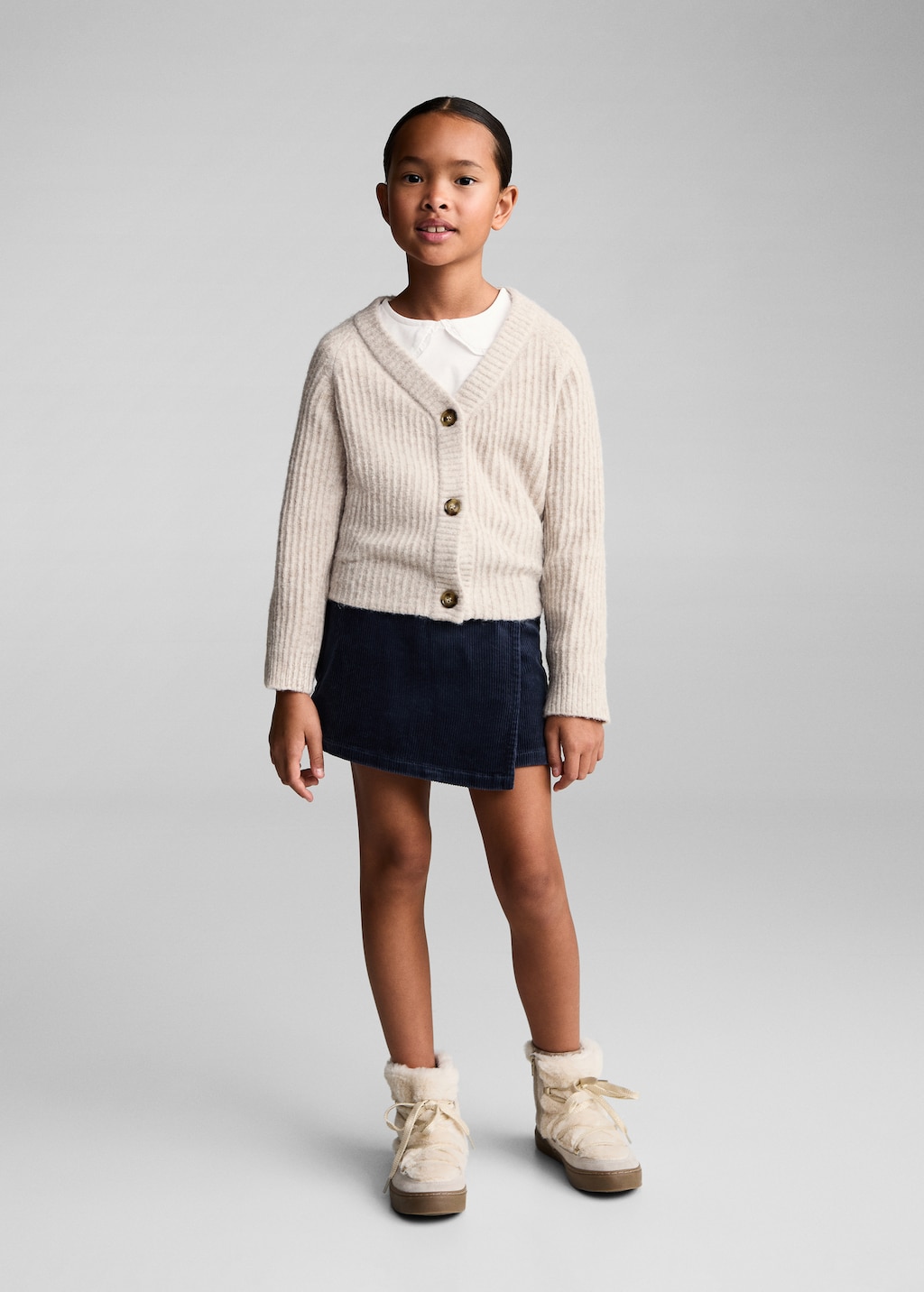 Kids knitted cardigan hot sale