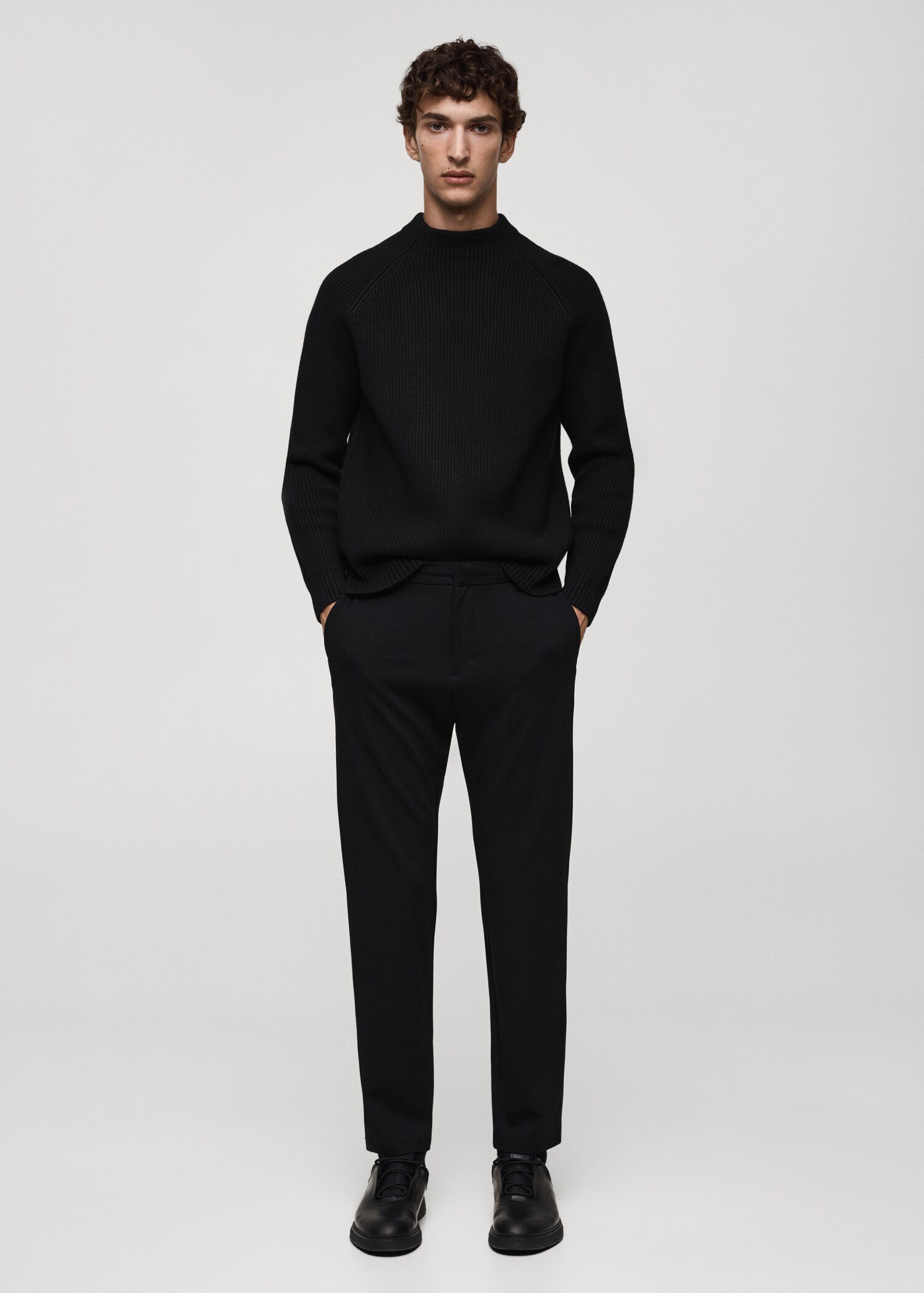 Coolmax® breathable wool-blend sweater - General plane