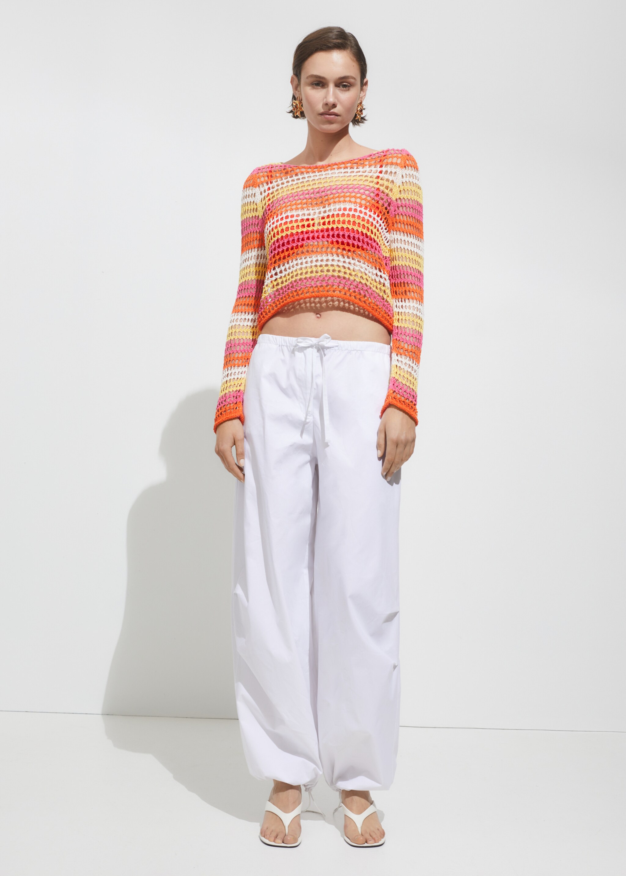 Combined crochet sweater - General plane