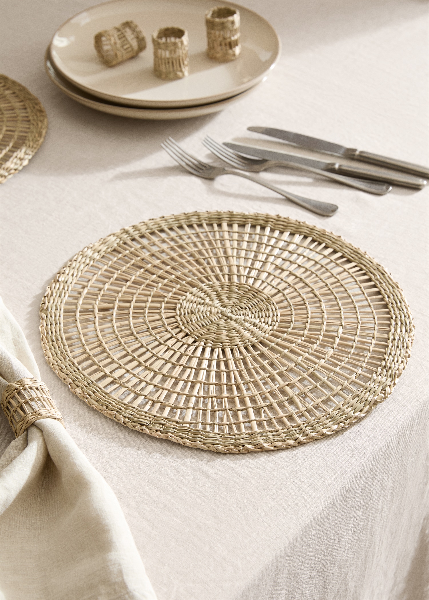 Natural fibre placemat - General plane