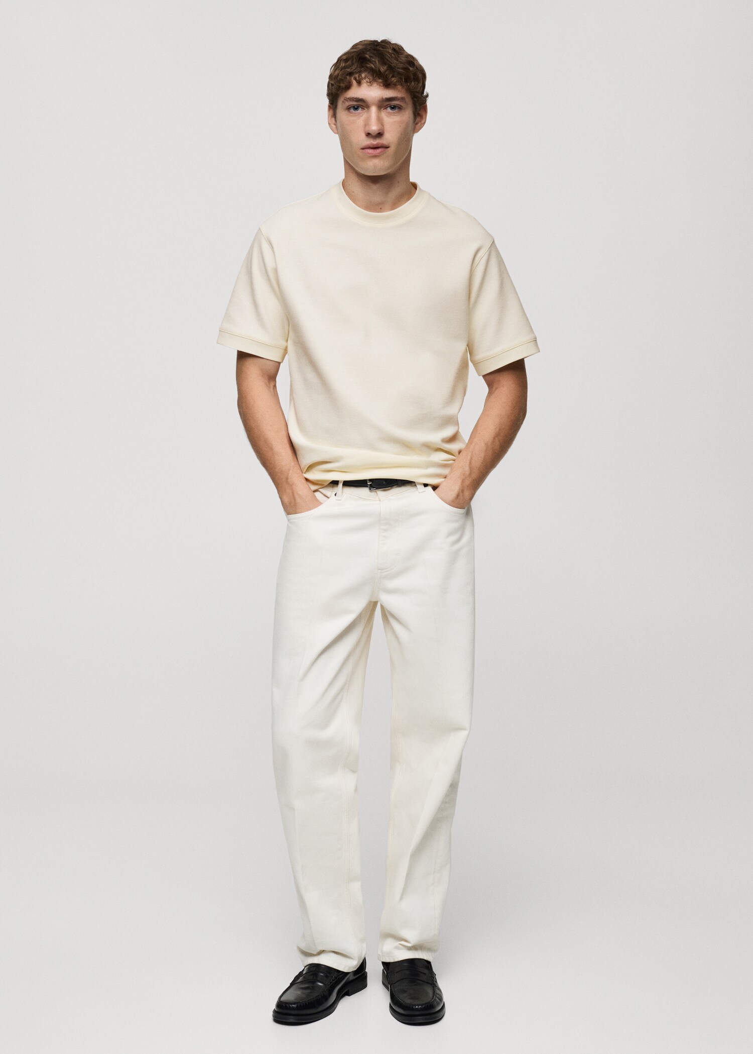 T-shirt with regular-fit structure - General plane