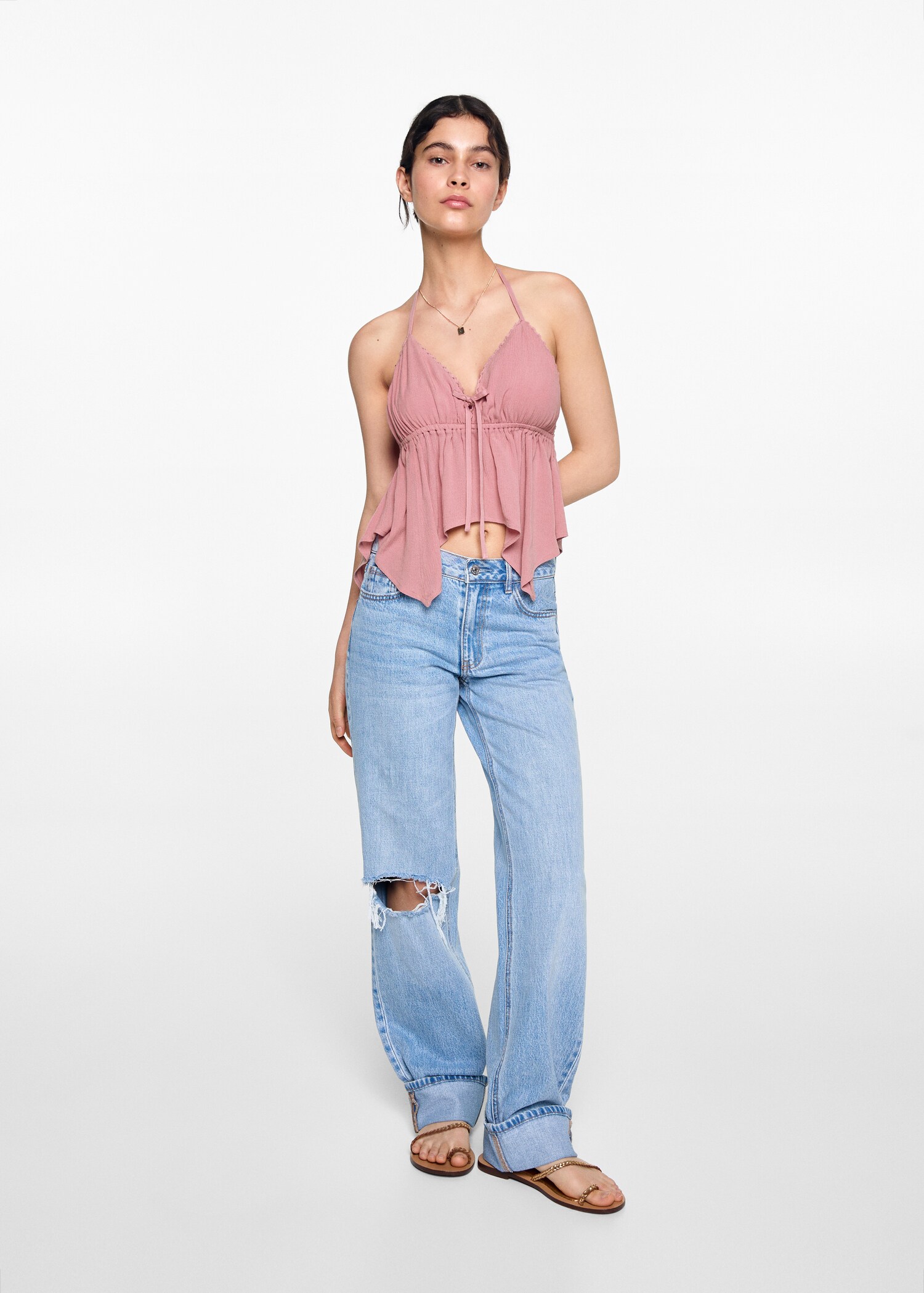 Bow strap top - General plane