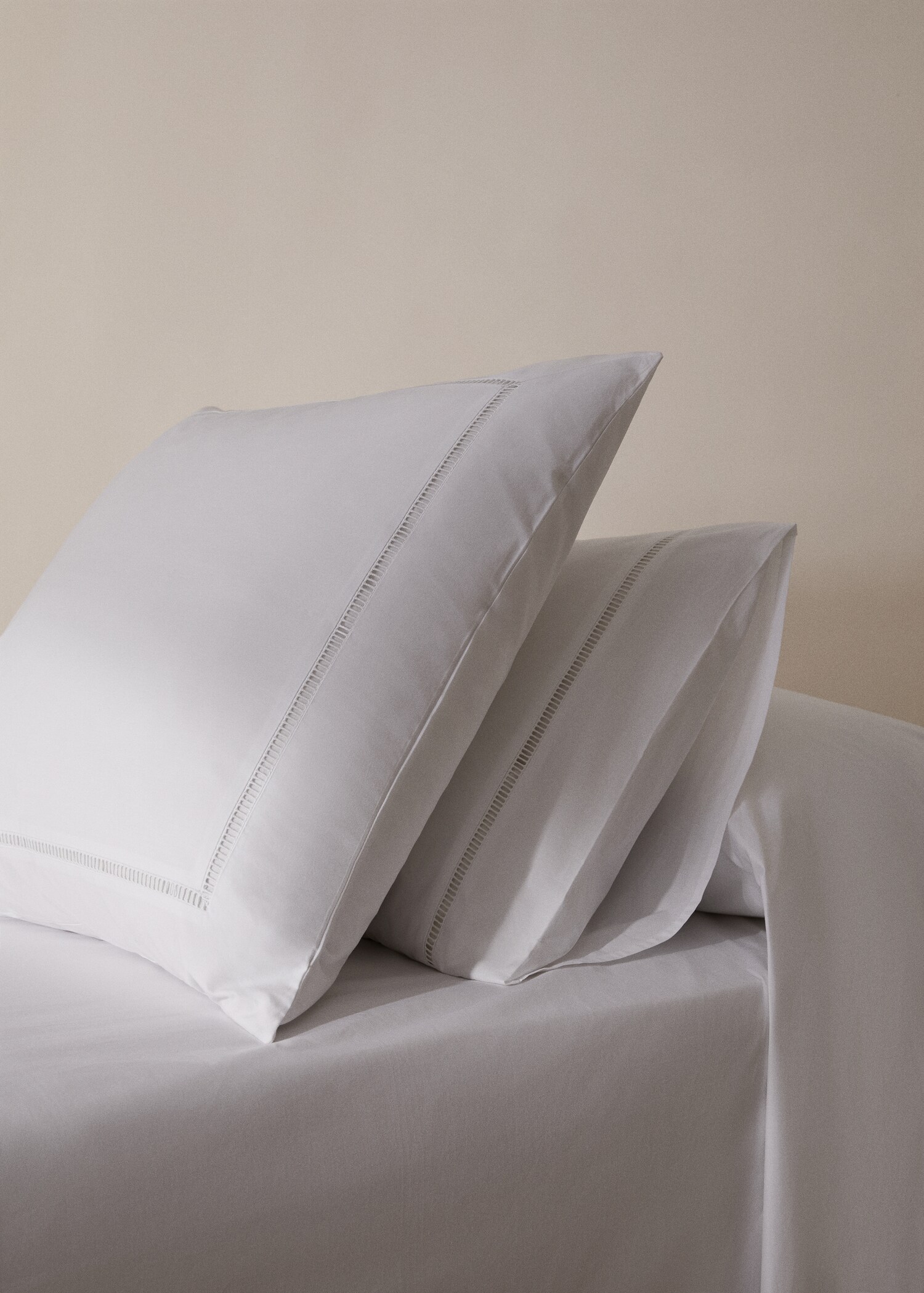 Pillowcase hemstitch detail 50x75cm - General plane