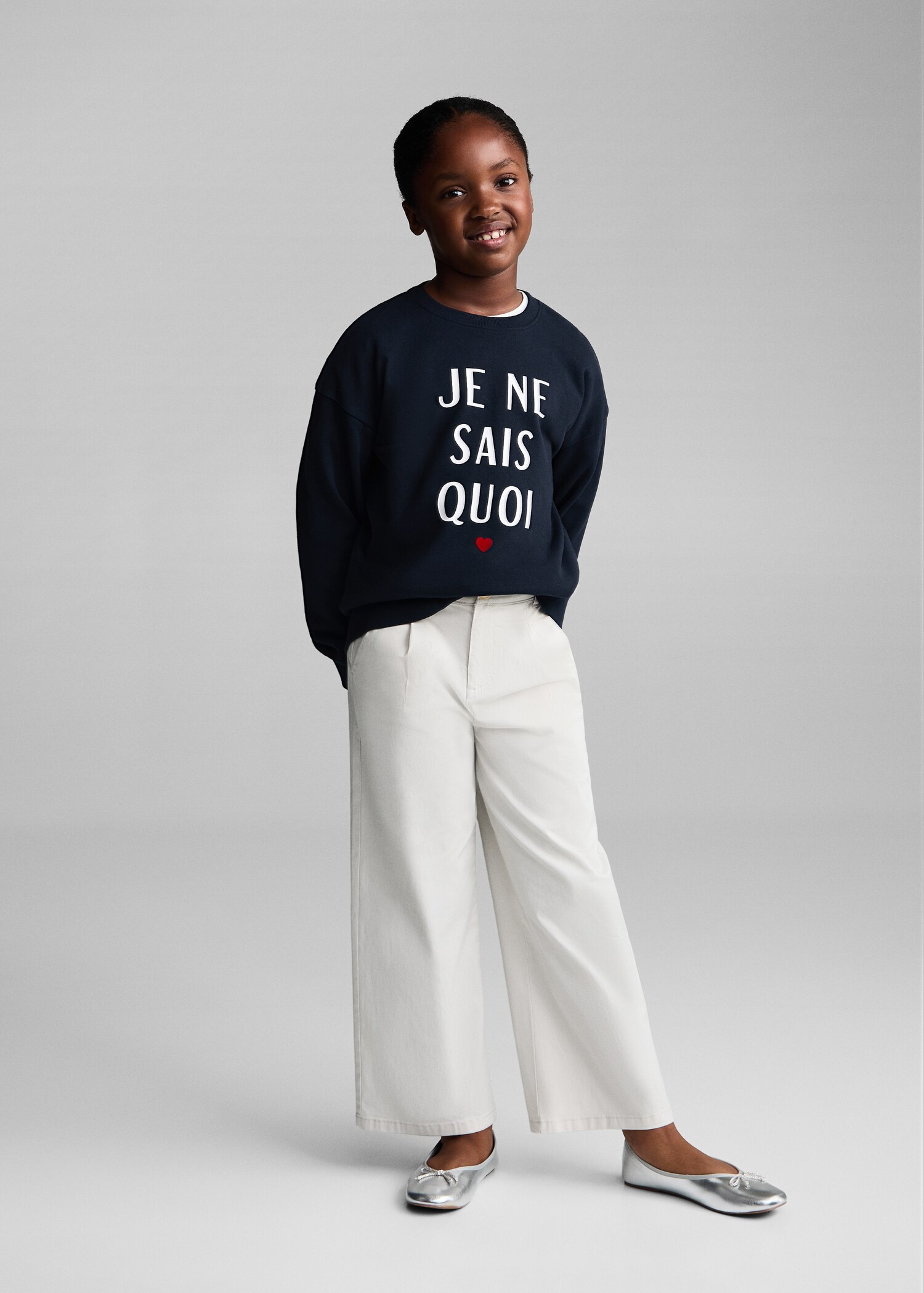 Printed cotton sweatshirt - General plane