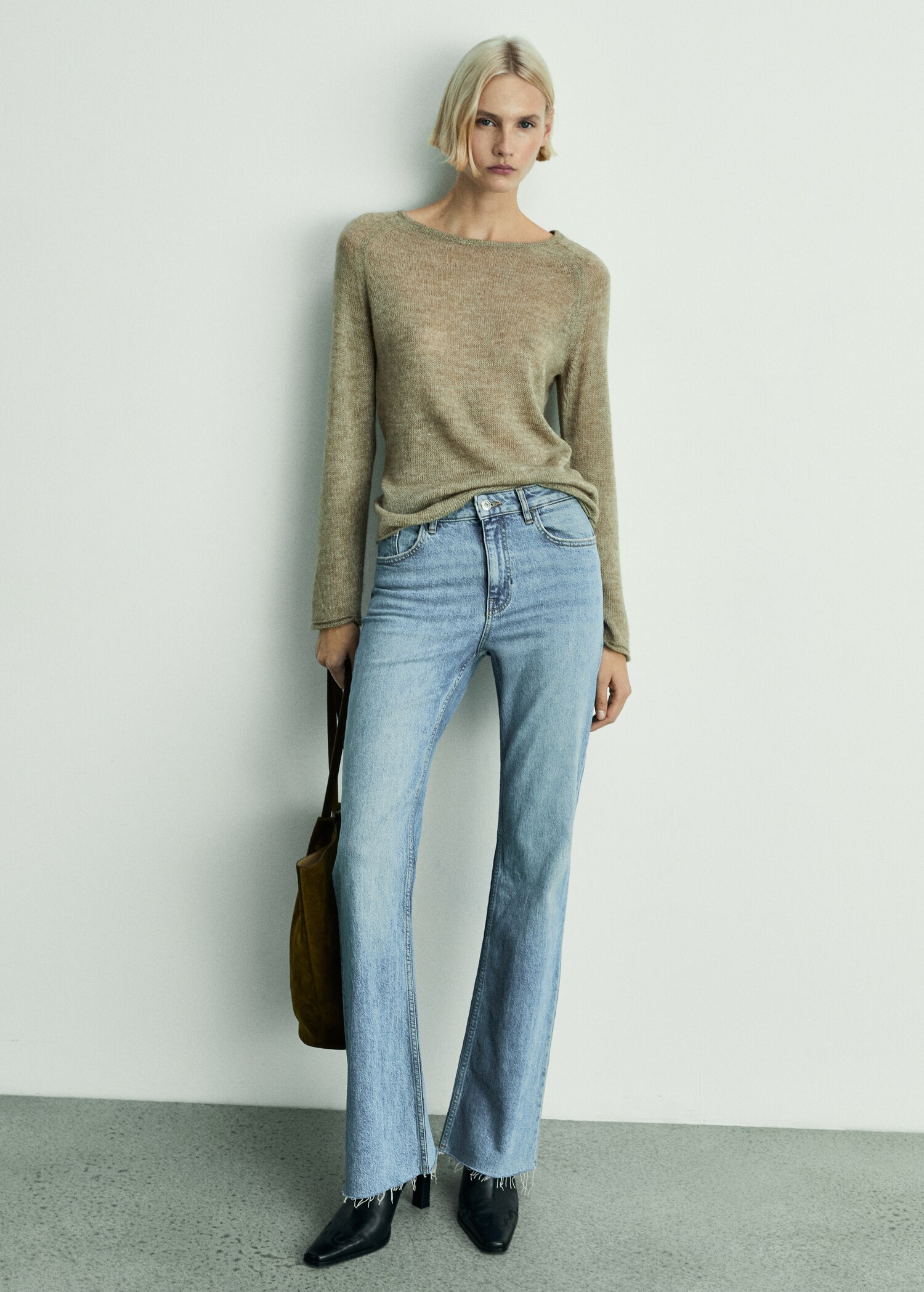 Jeans Fiona flare tiro medio - Plano general