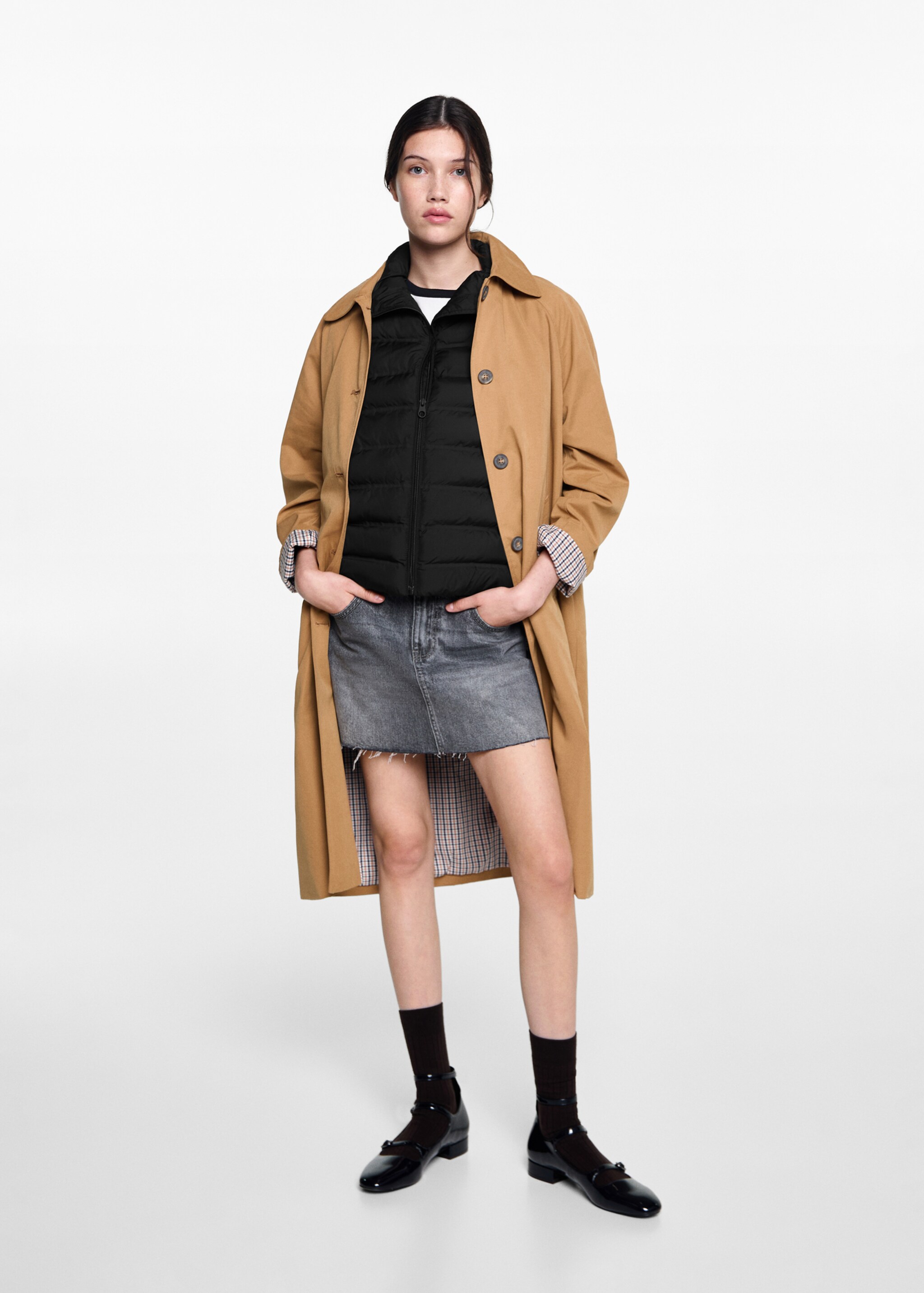 Quilted gilet - General plane