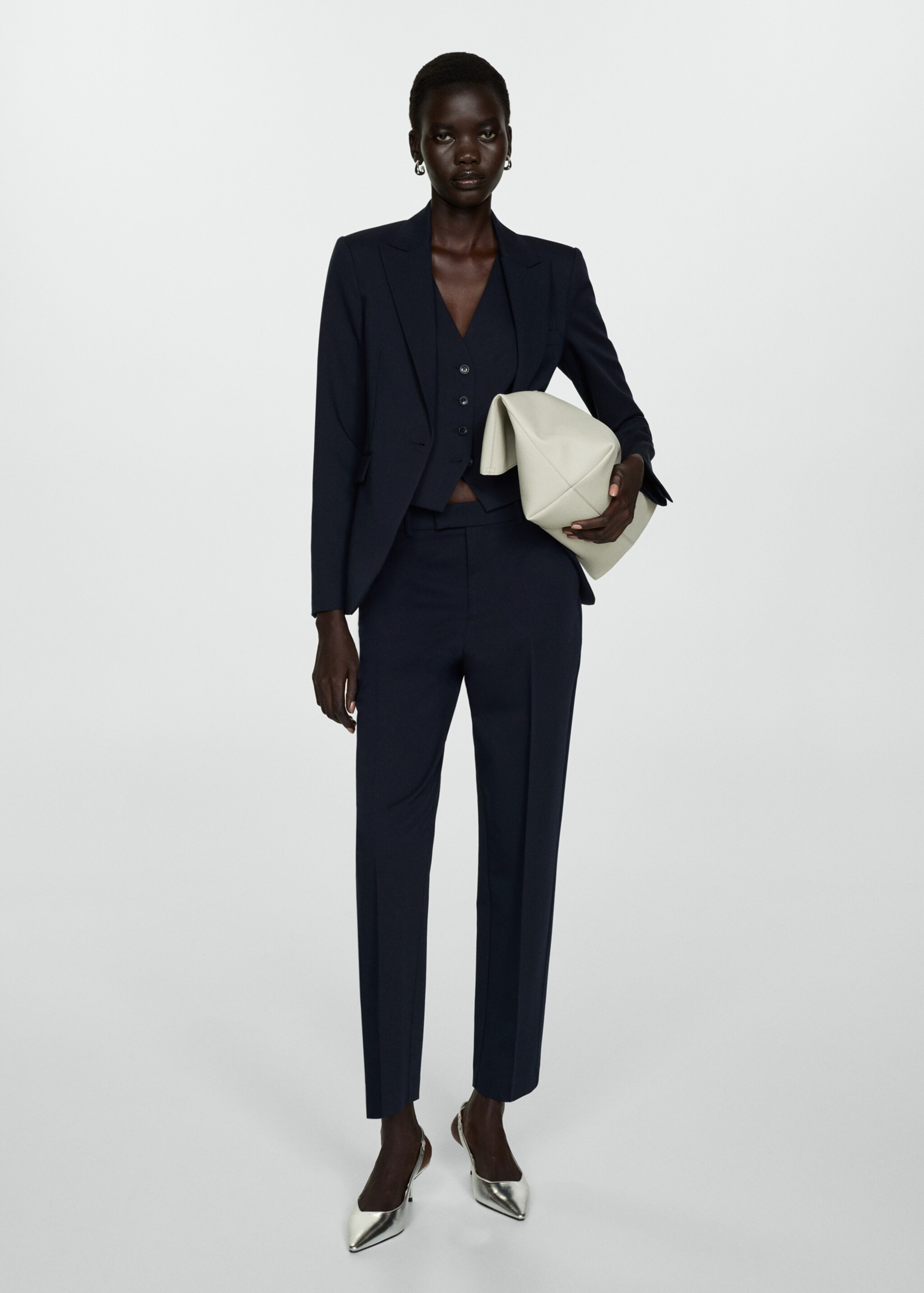 Fitted suit jacket - General plane