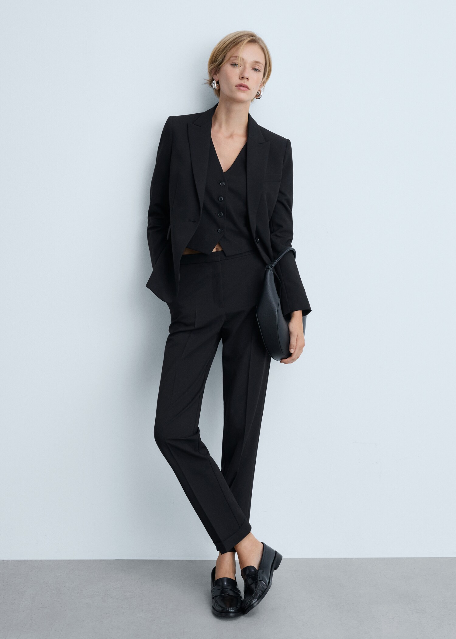 Fitted suit jacket - General plane