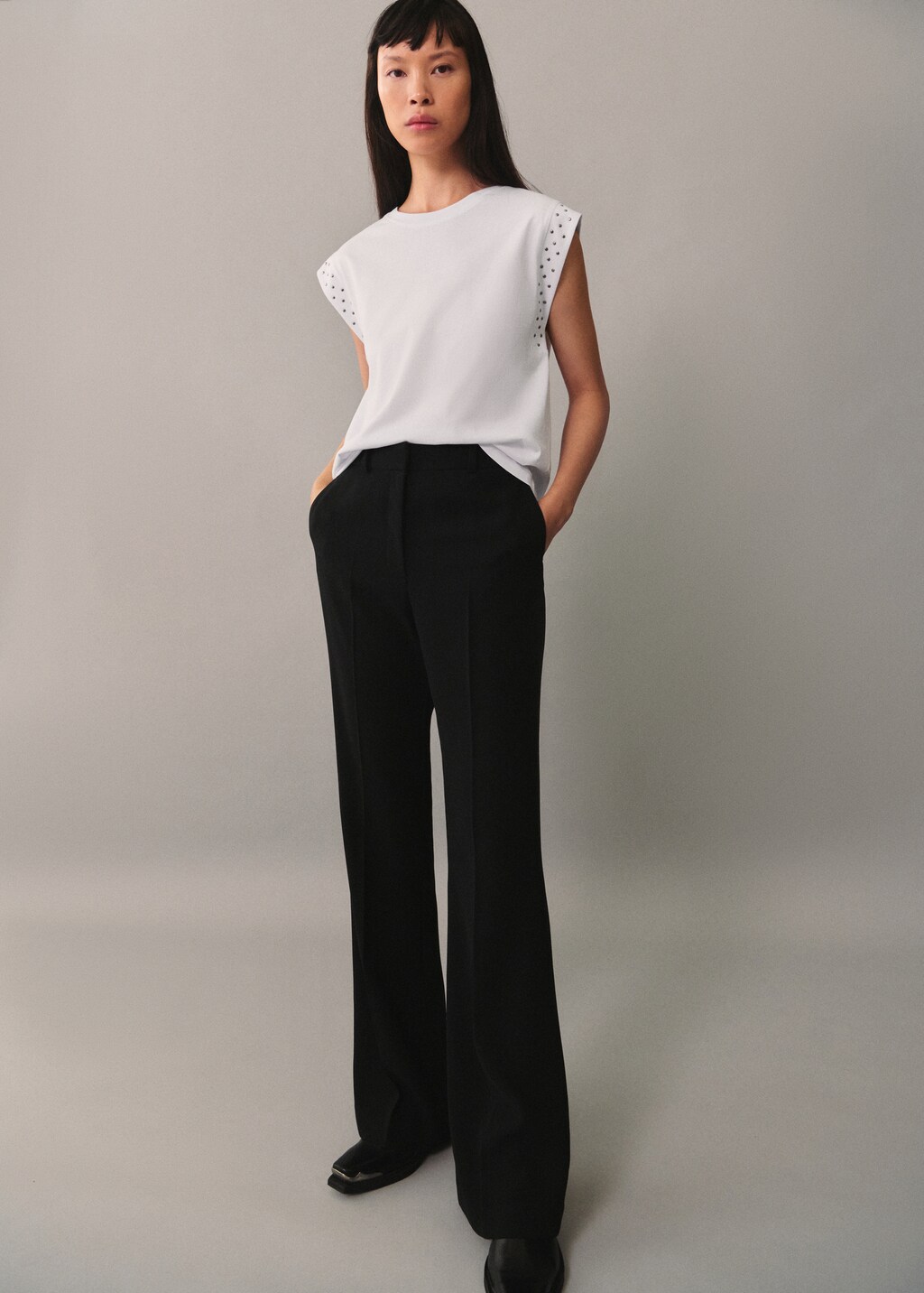 Camisetas con tachuelas mujer hotsell