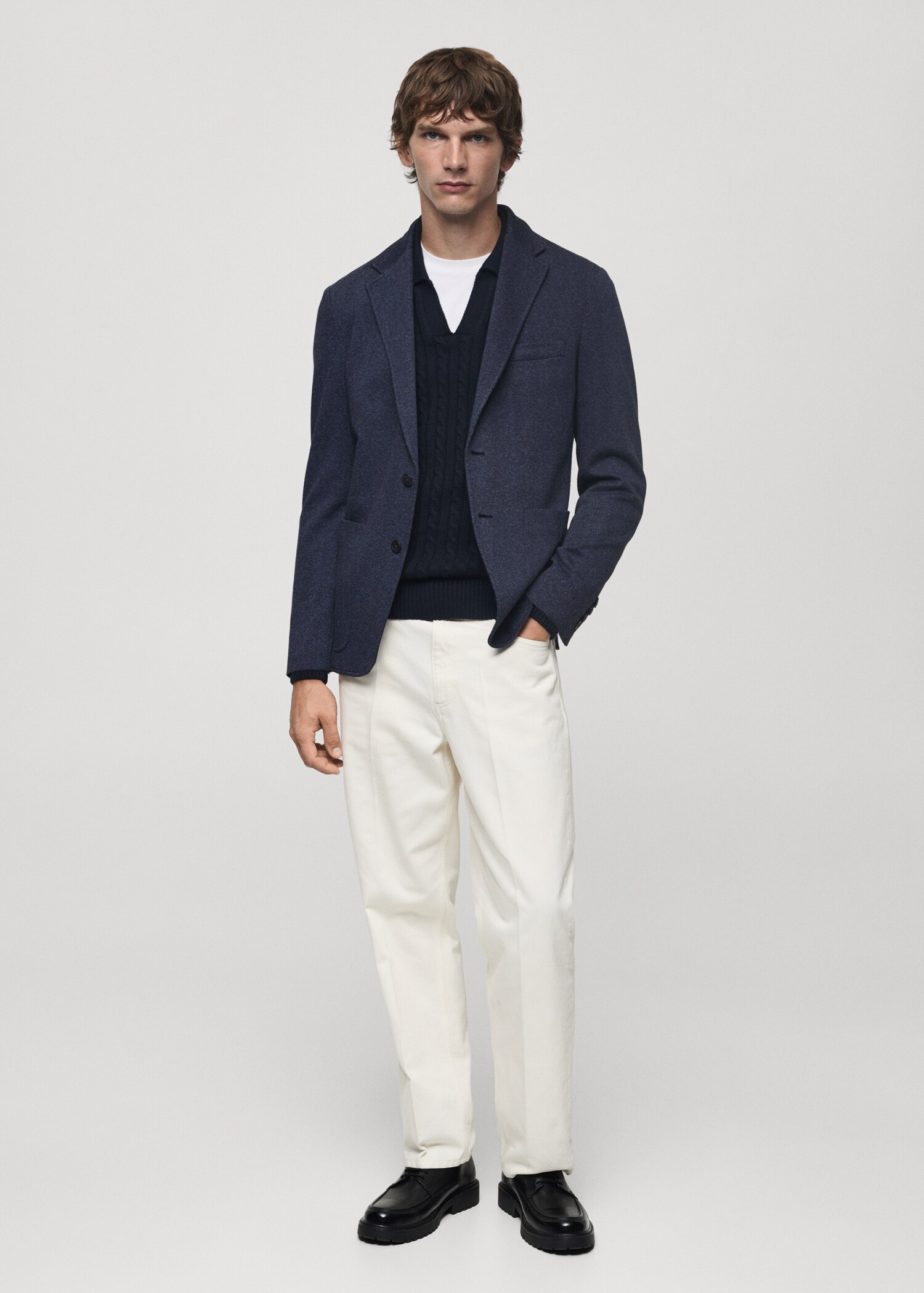 Veste chevrons slim-fit - Plan général