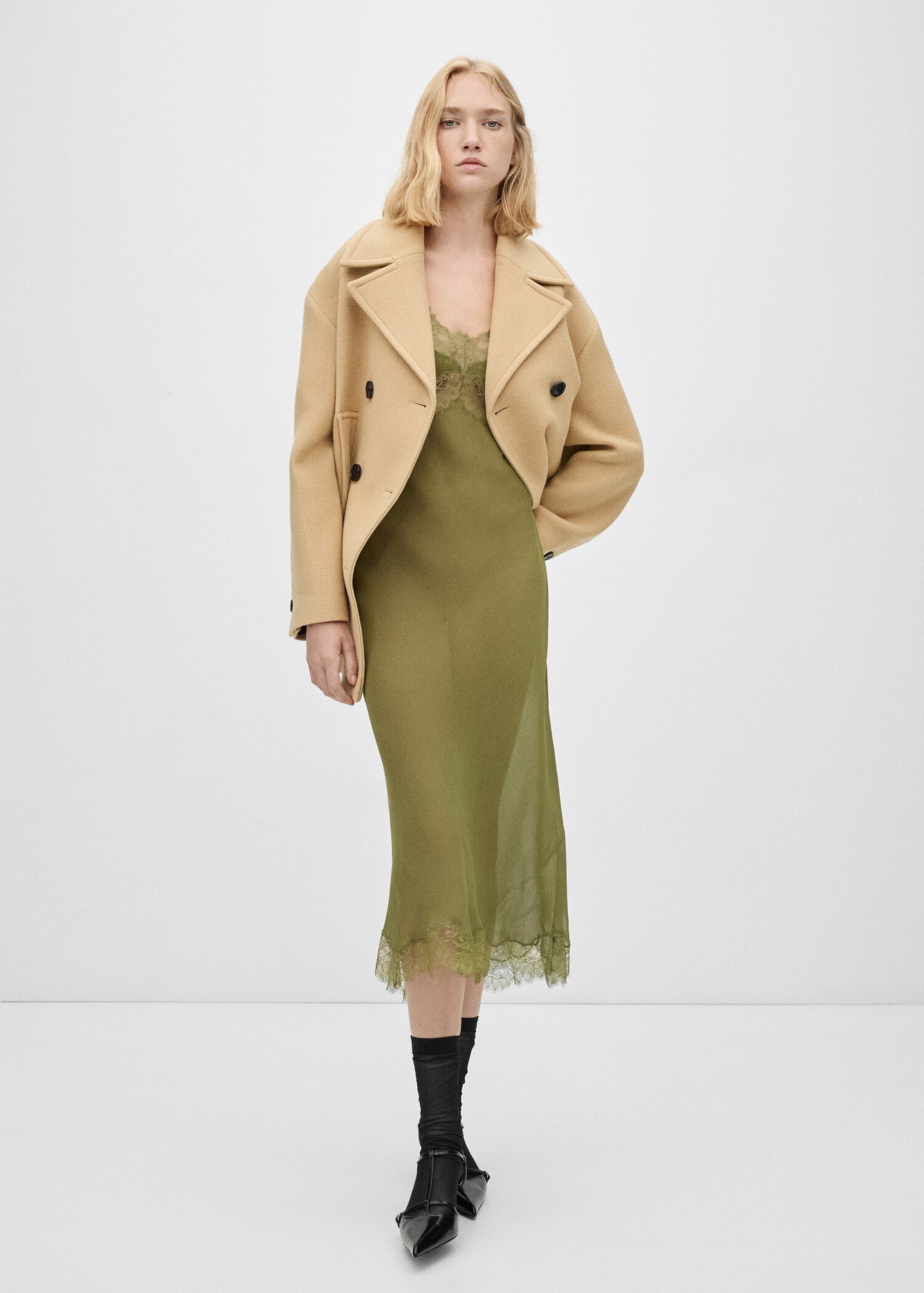 Chiffon lingerie dress - General plane
