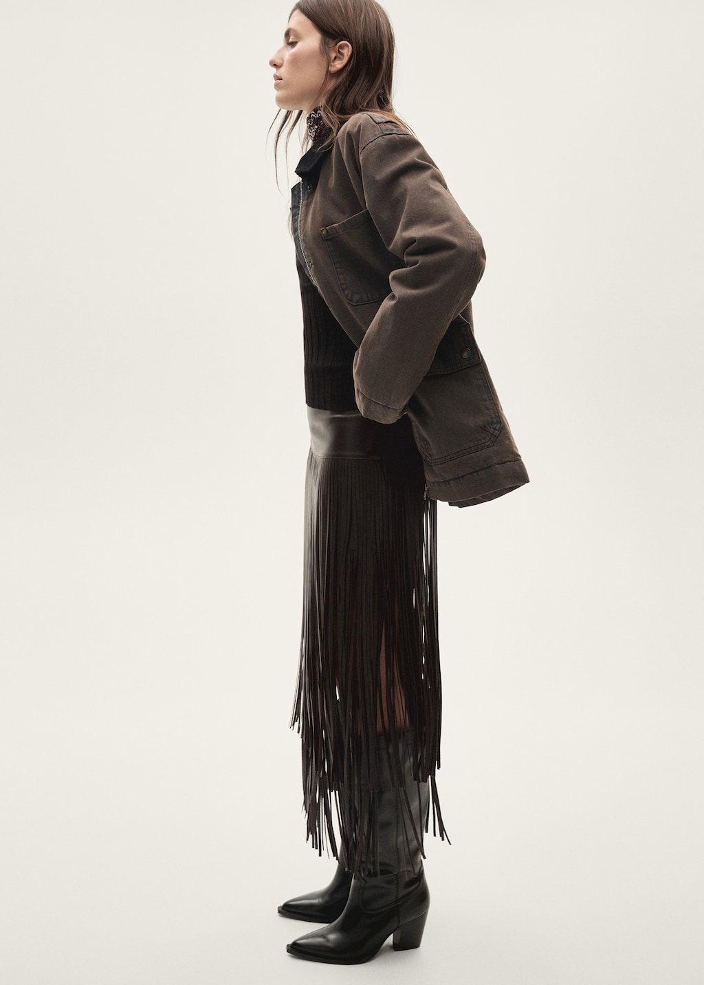 Parka vaquera mujer hotsell