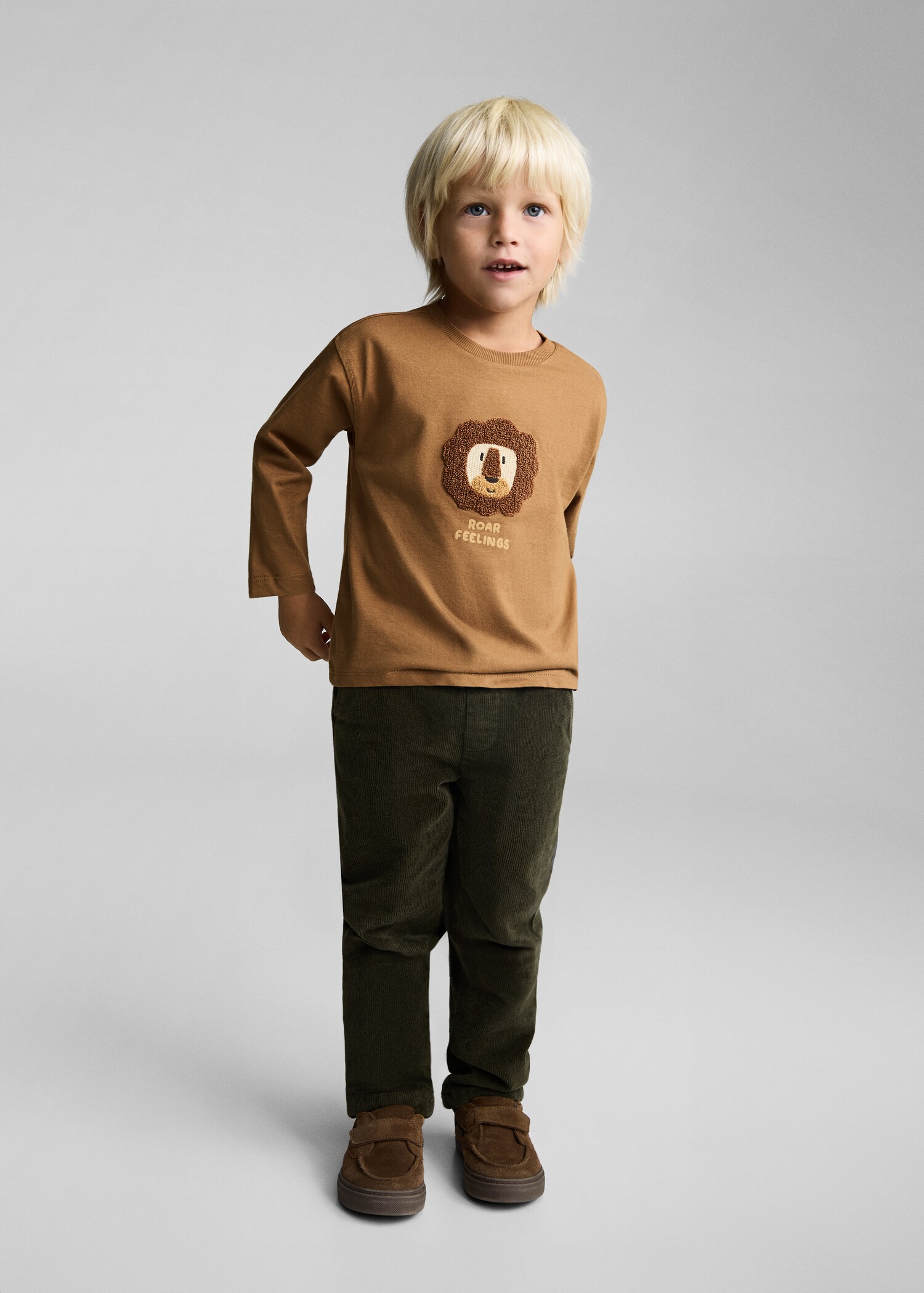 Lion print T-shirt - General plane