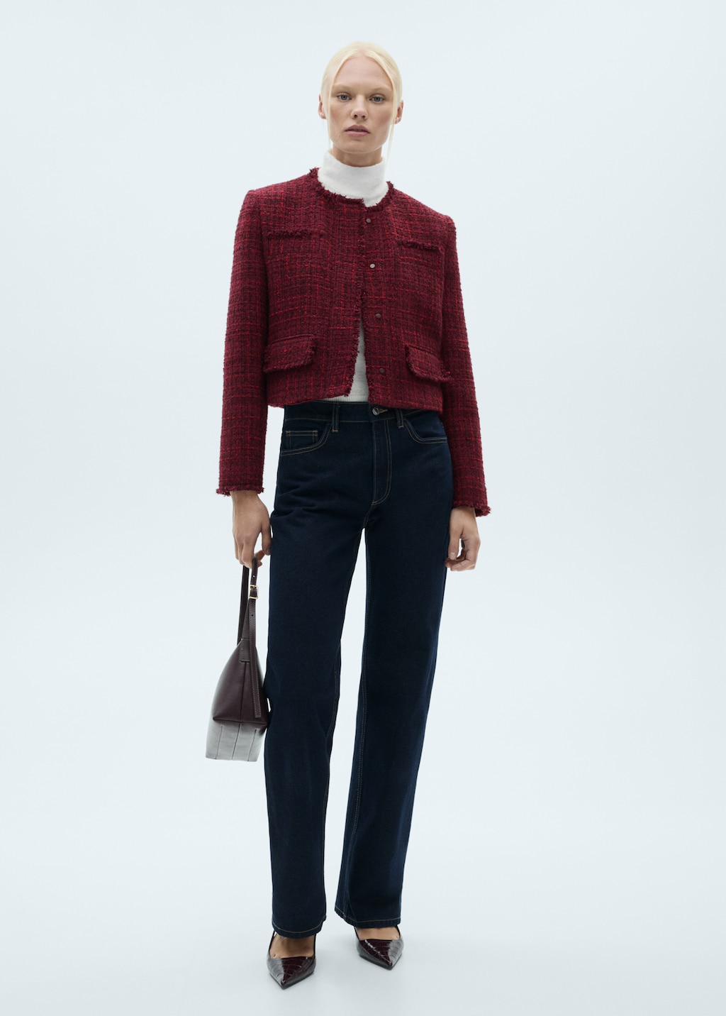 Verybrain - 冬子　Verybrain Tweed Tailored Jacket LOLA TWEED JACKET – styleofcb