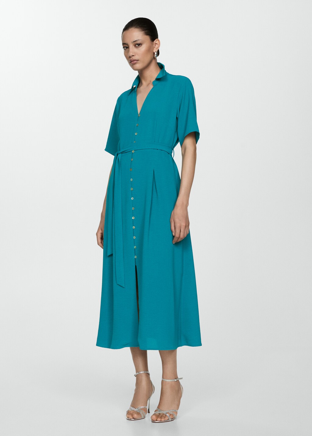 Robe chemisier n ud Femme MANGO France metropolitaine
