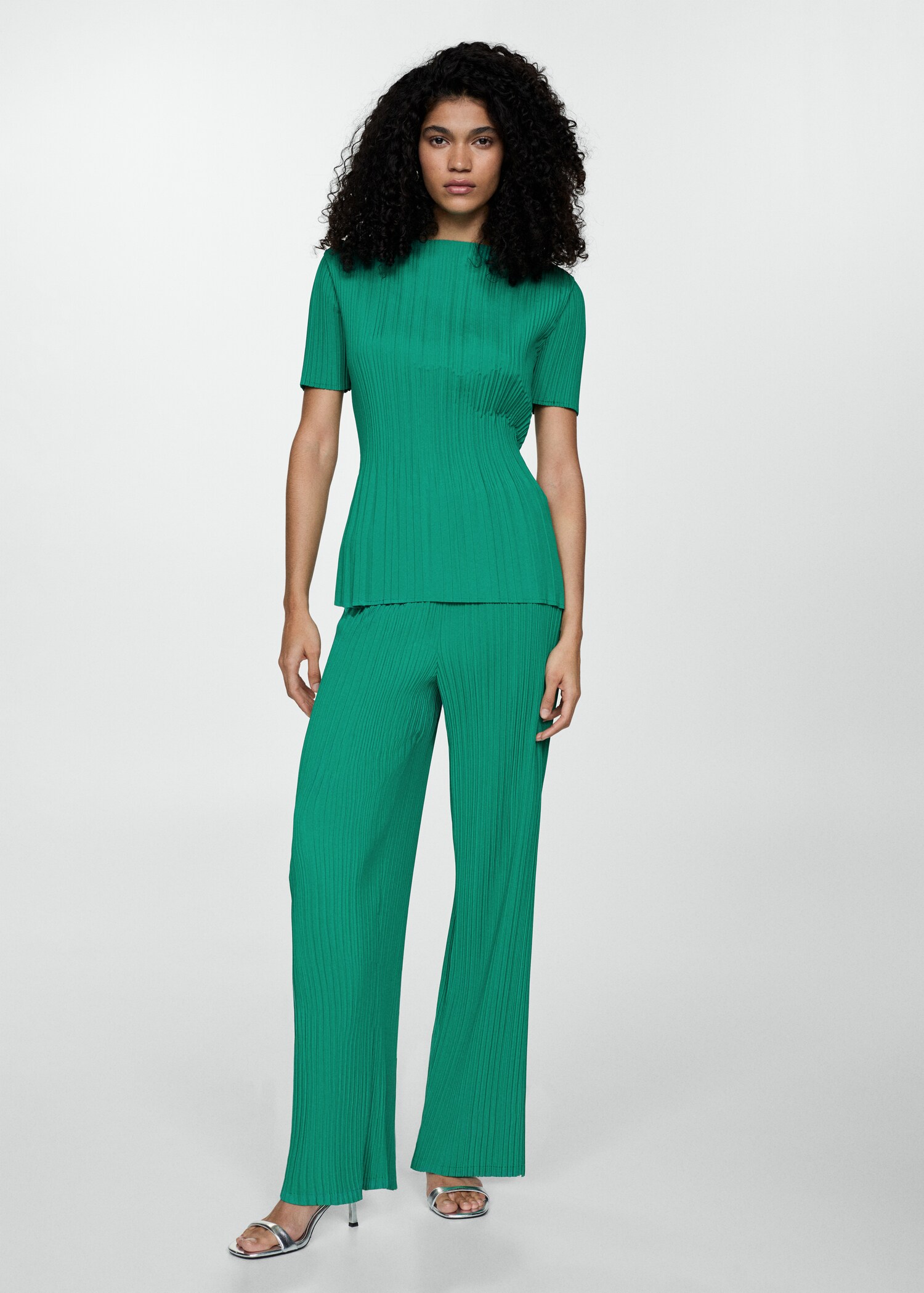 Pantalon plissé fluide - Plan général