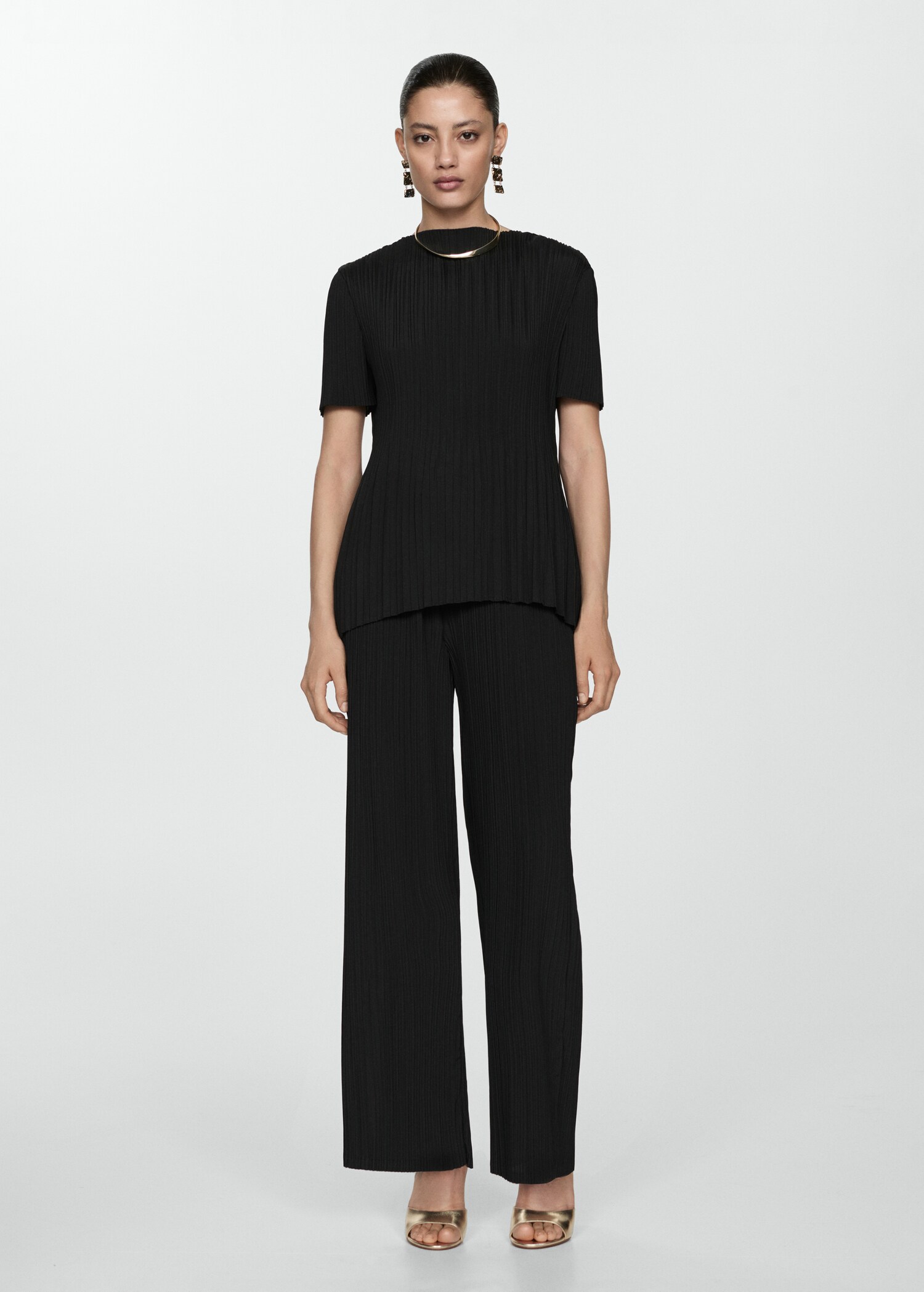 Pantalon plissé fluide - Plan général