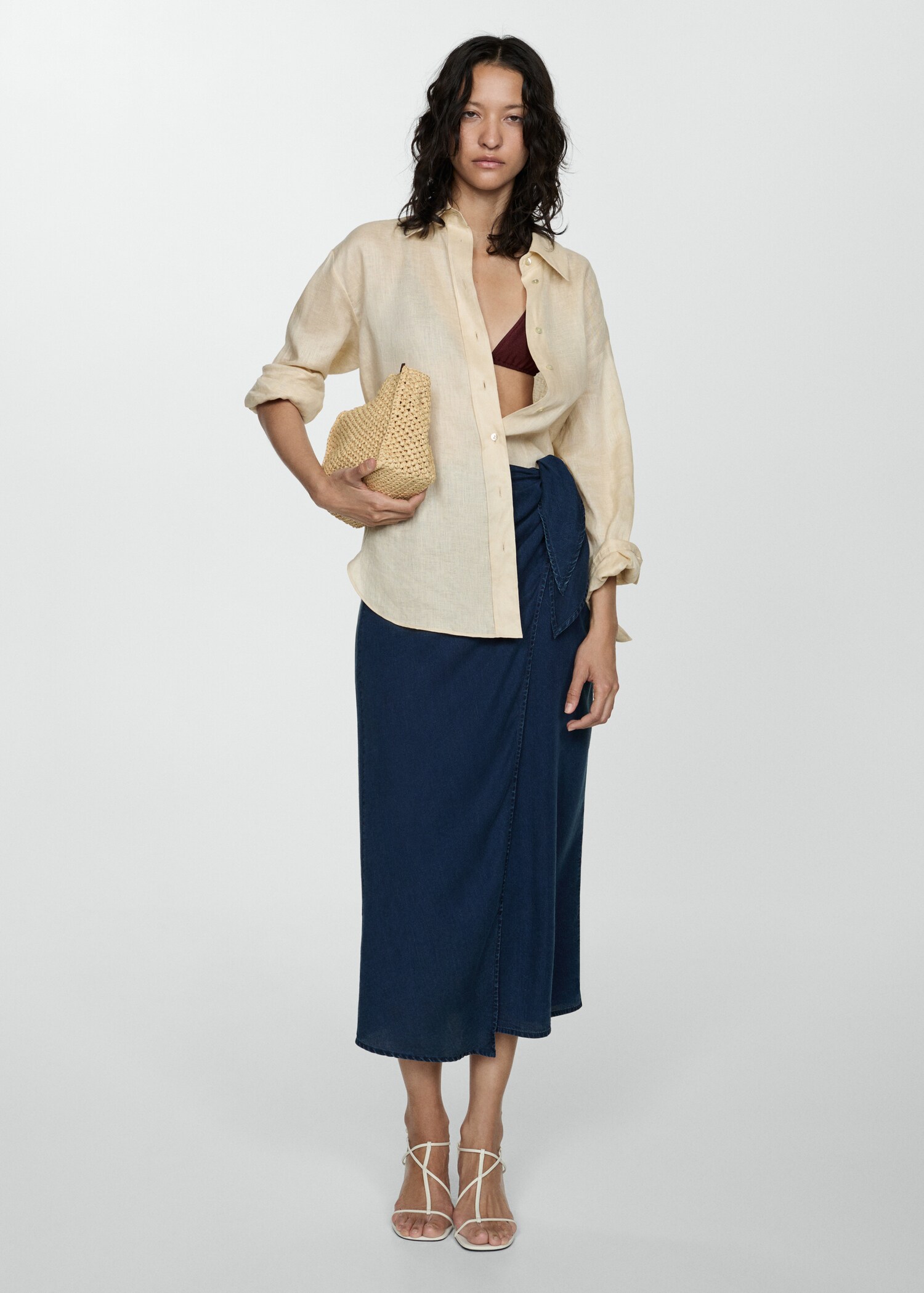 Falda pareo lyocell - Plano general