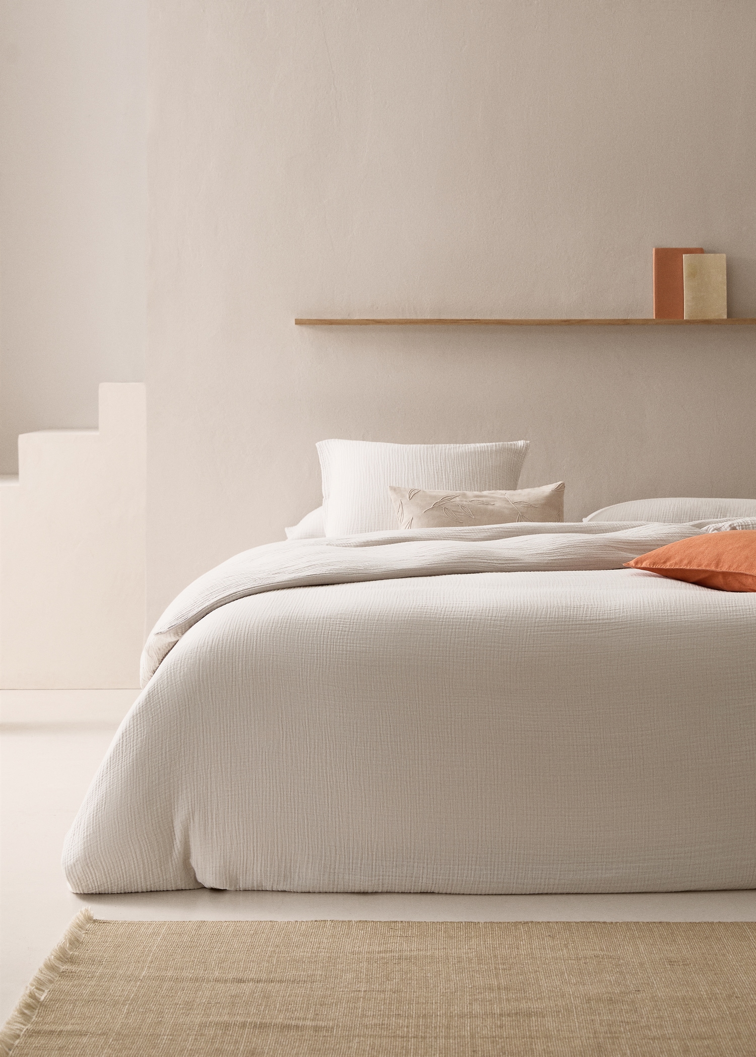 Housse de couette gaze coton Lit 150/160 cm - Plan général