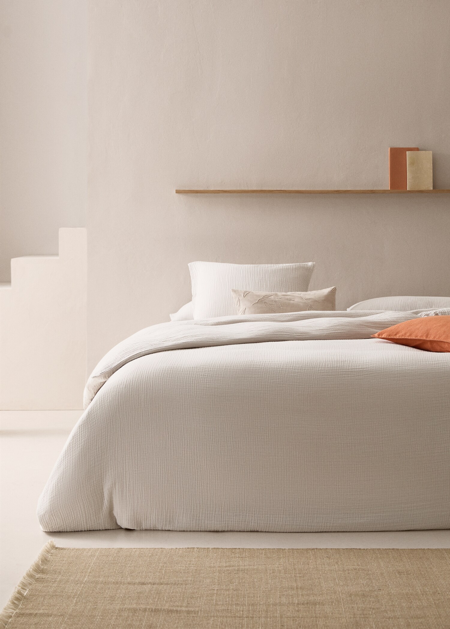 Housse de couette gaze coton lit 180/200 cm - Plan général
