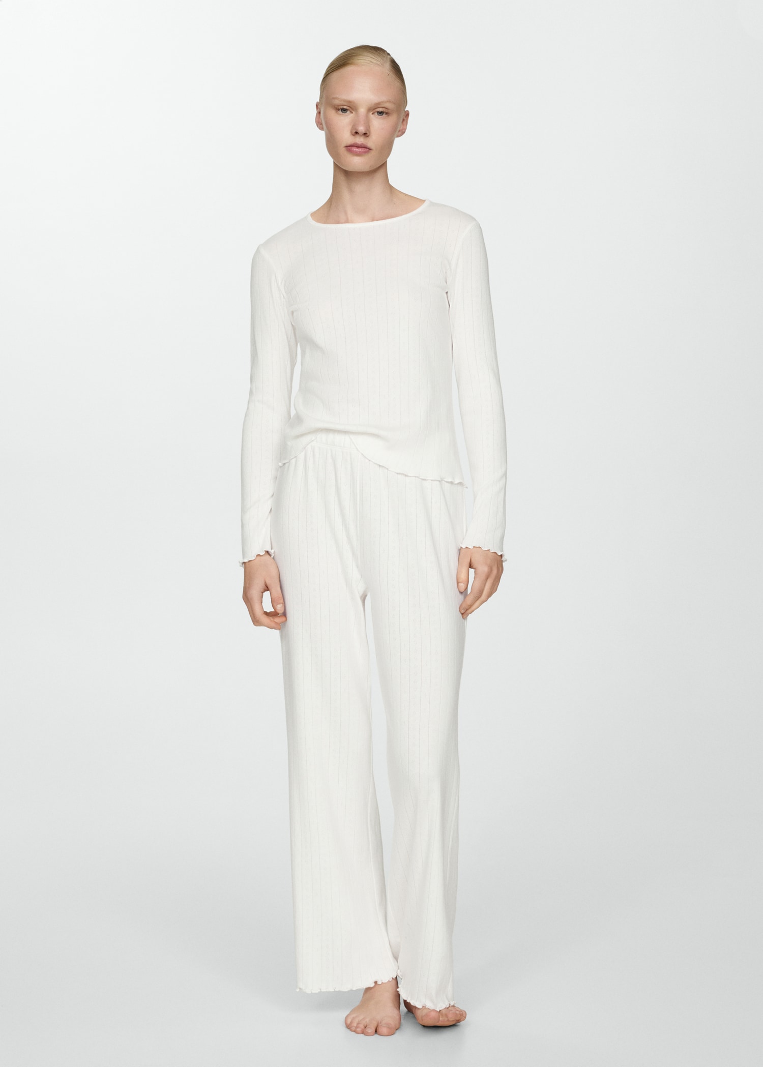 Pyjama deux pièces coton - Plan général