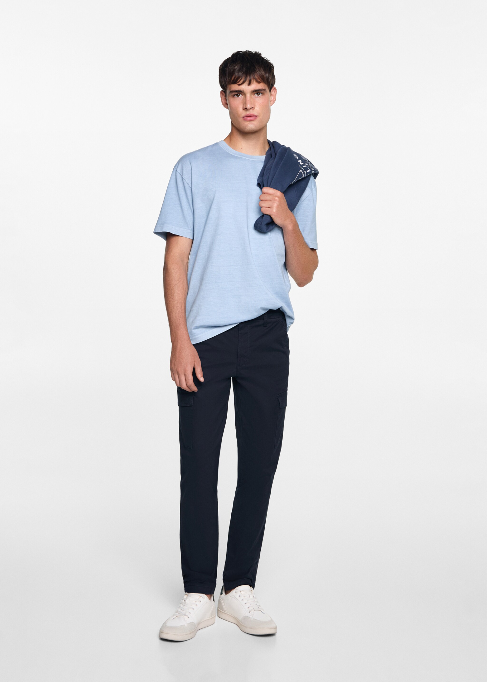 Pantalon cargo coton - Plan général