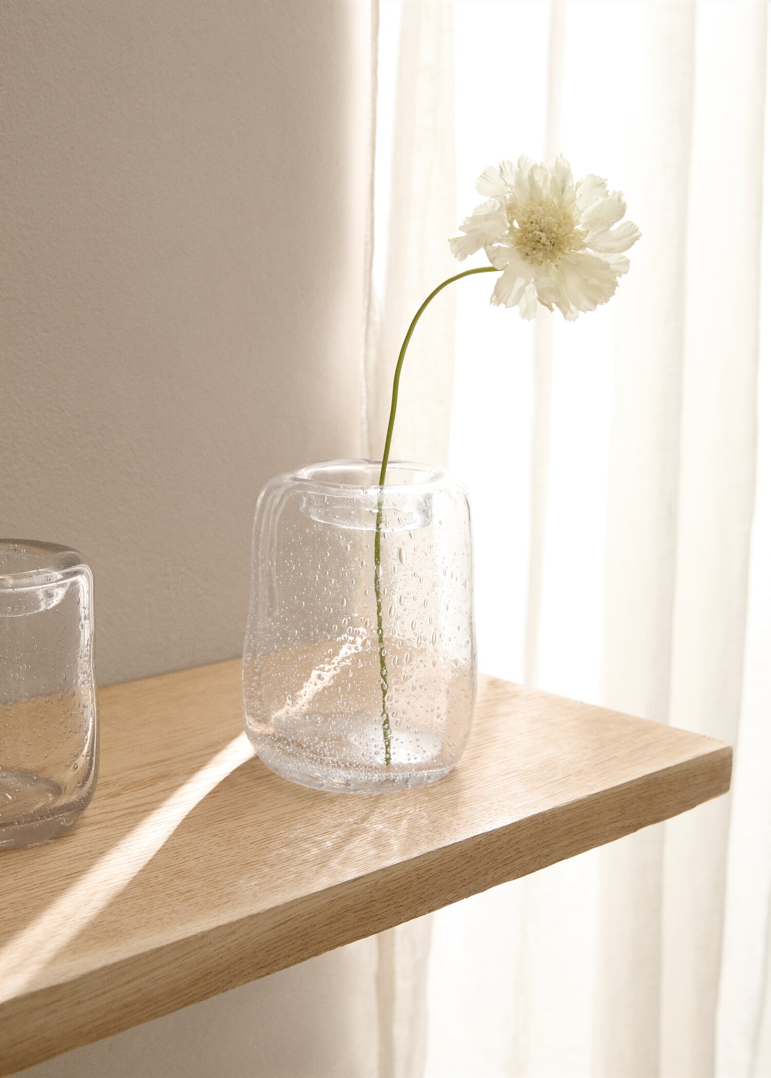 Bubble-design glass vase 11x15cm - General plane