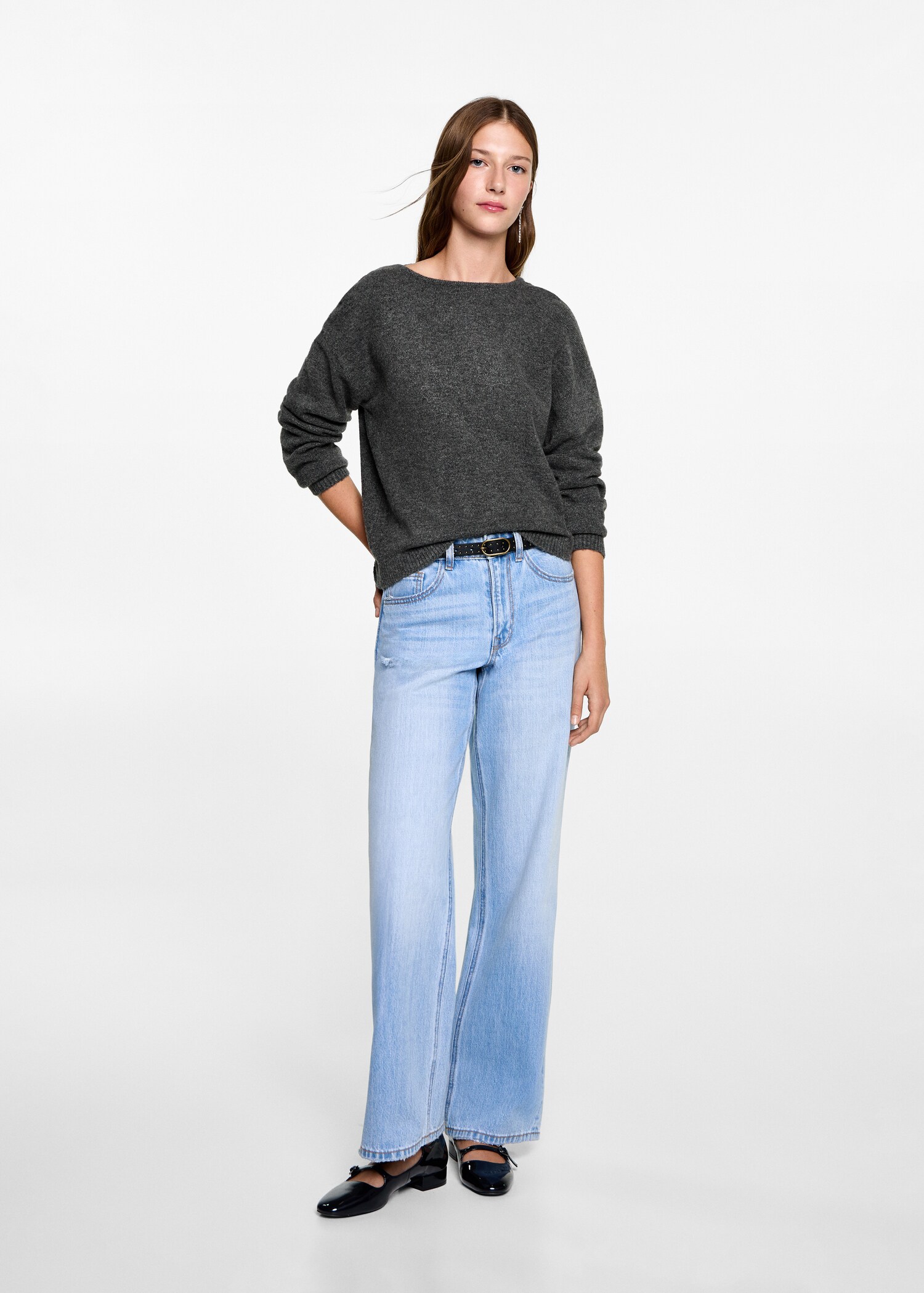 Back vent sweater - General plane