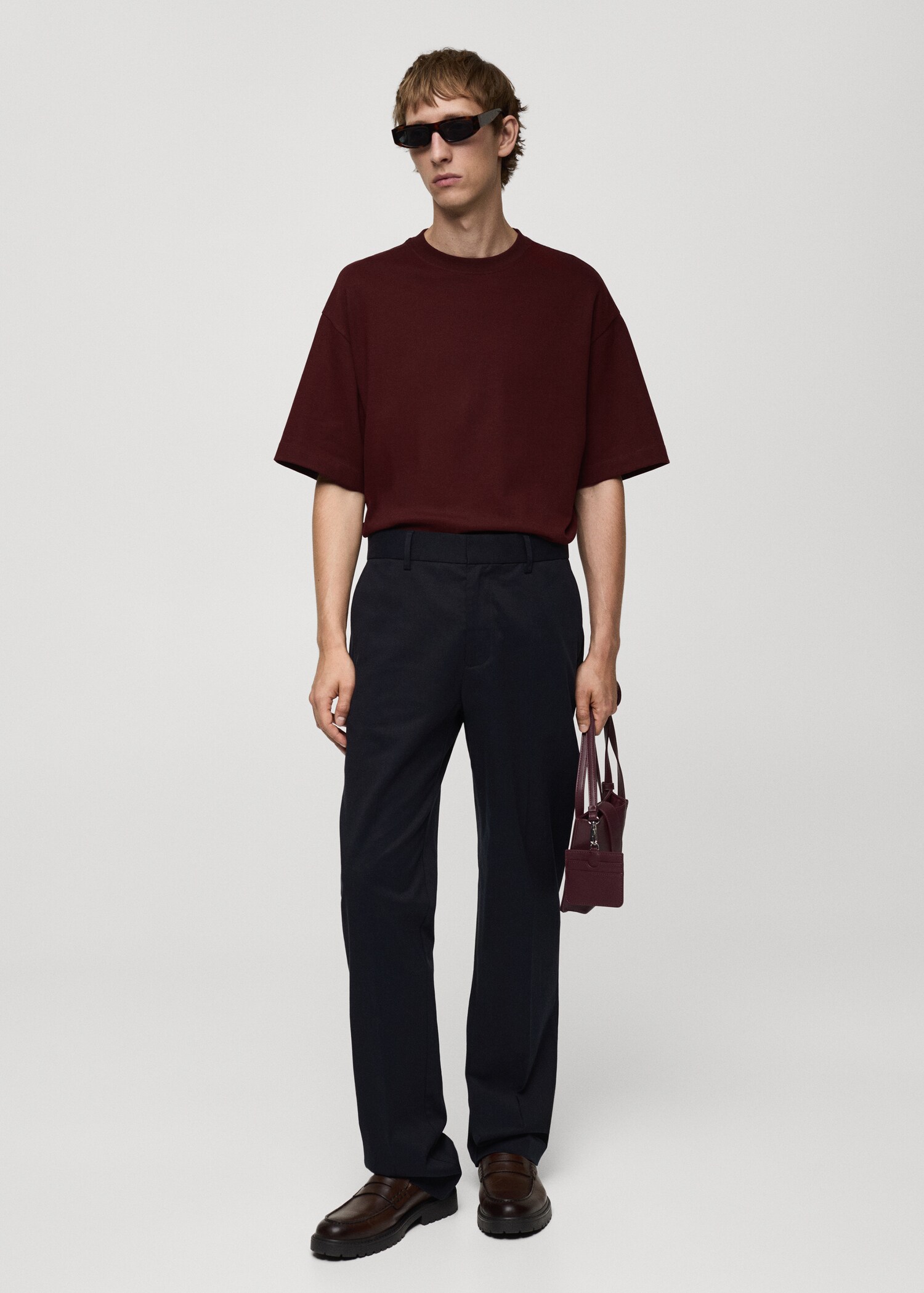T-shirt 100 % coton oversize - Plan général