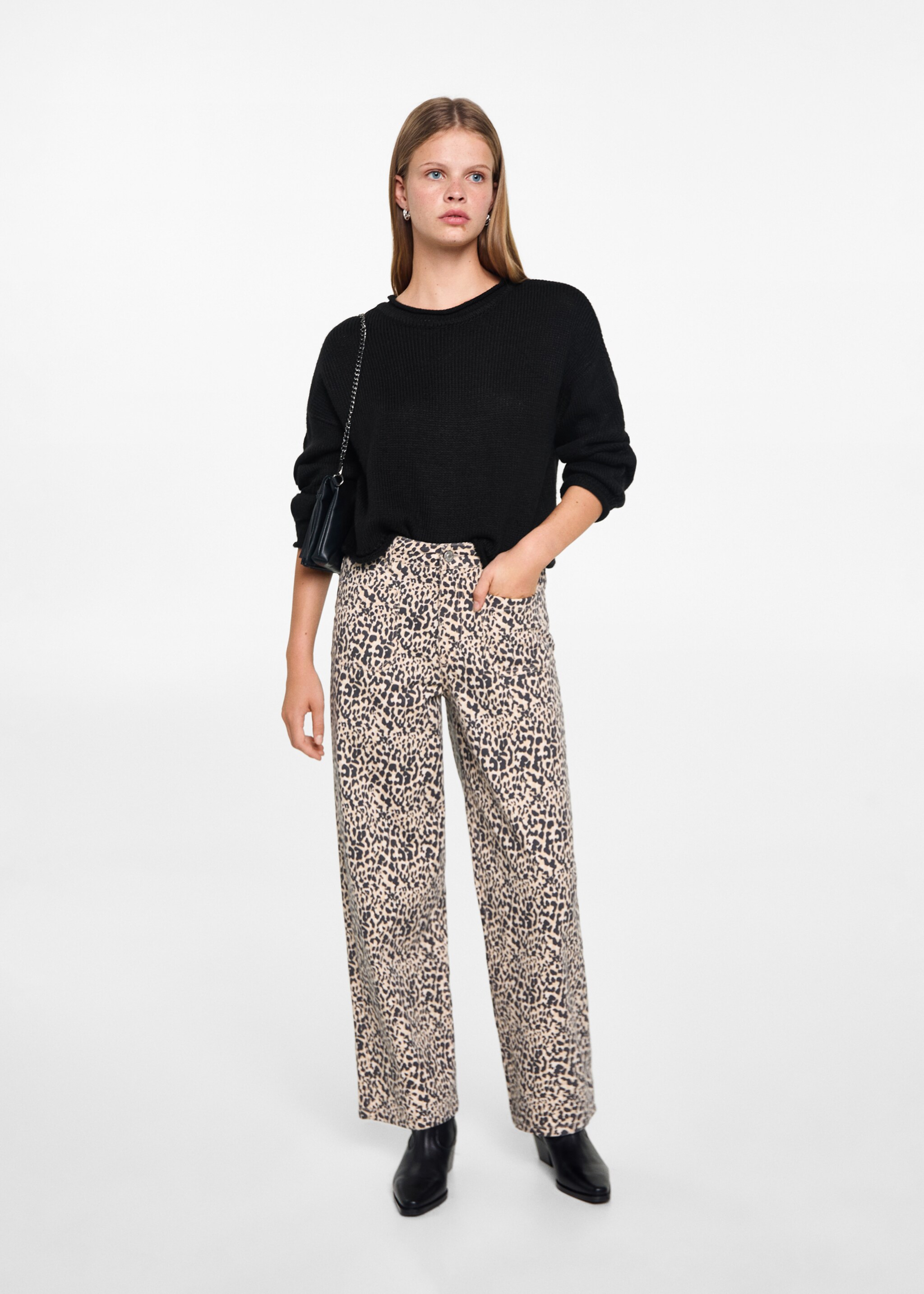 Pull-over maille - Plan général