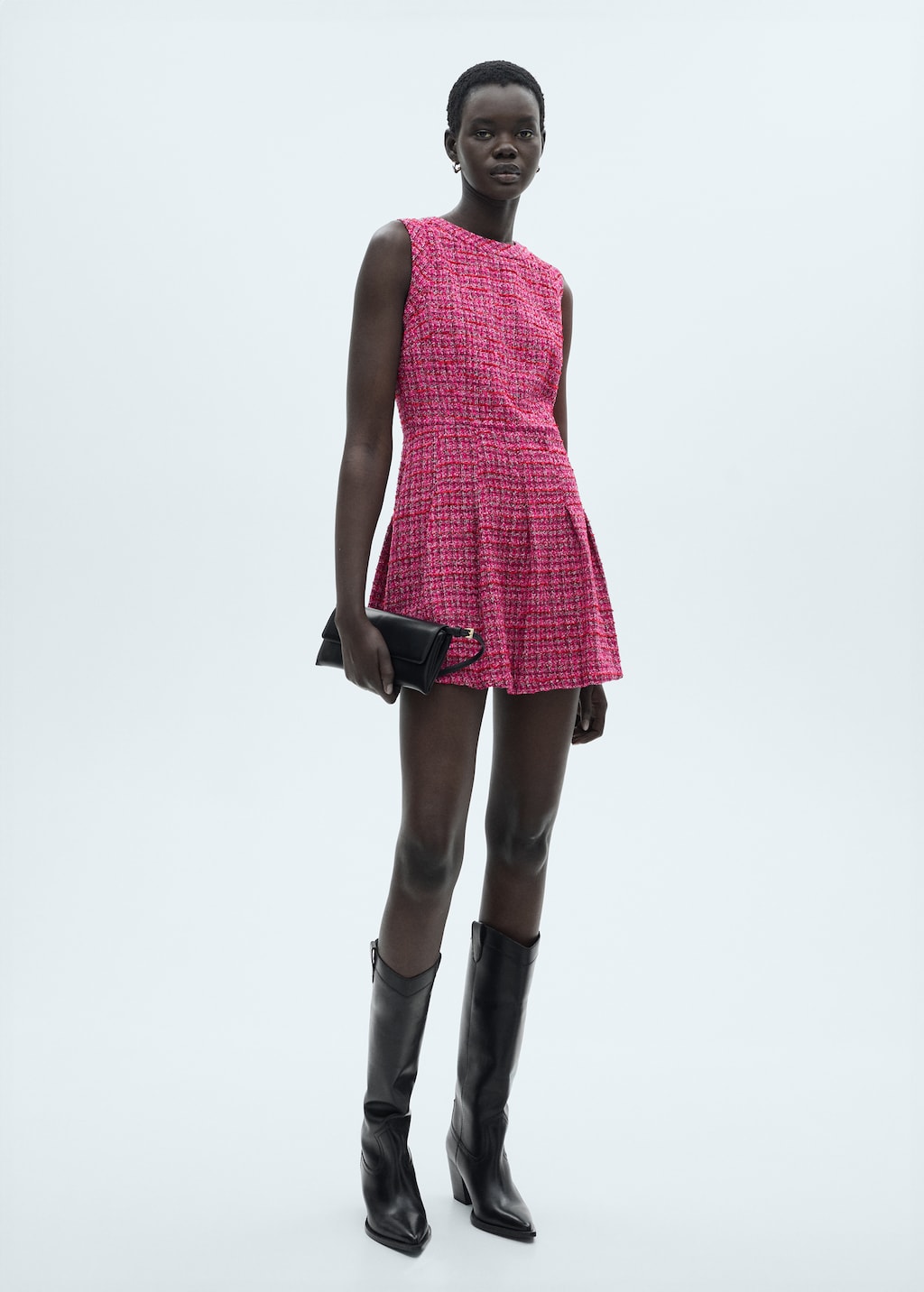 A-line tweed dress - Women | MANGO Kosovo A-line tweed dress - Women | MANGO Kosovo