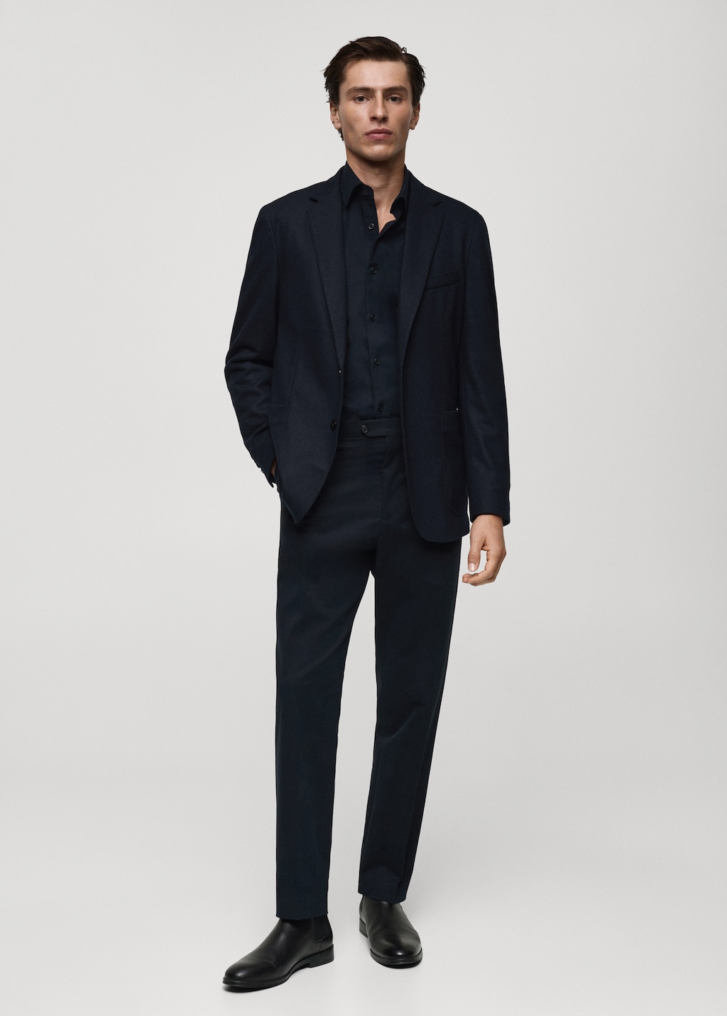 Mango veste cuir homme new arrivals