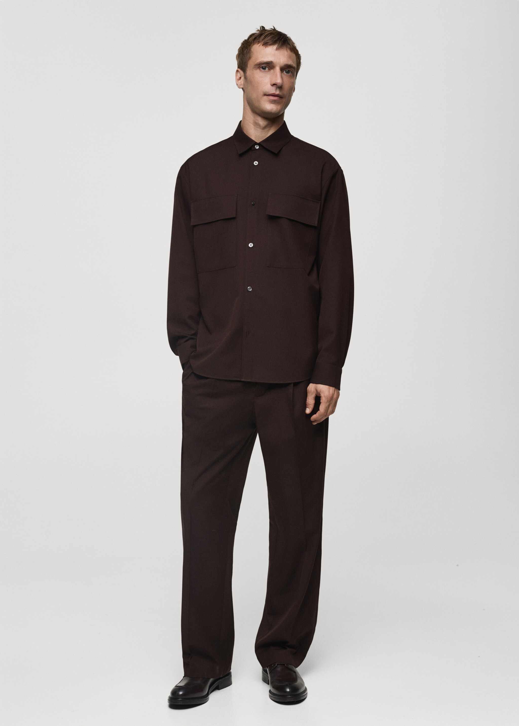 Slim-fit shirt with pockets - General plane