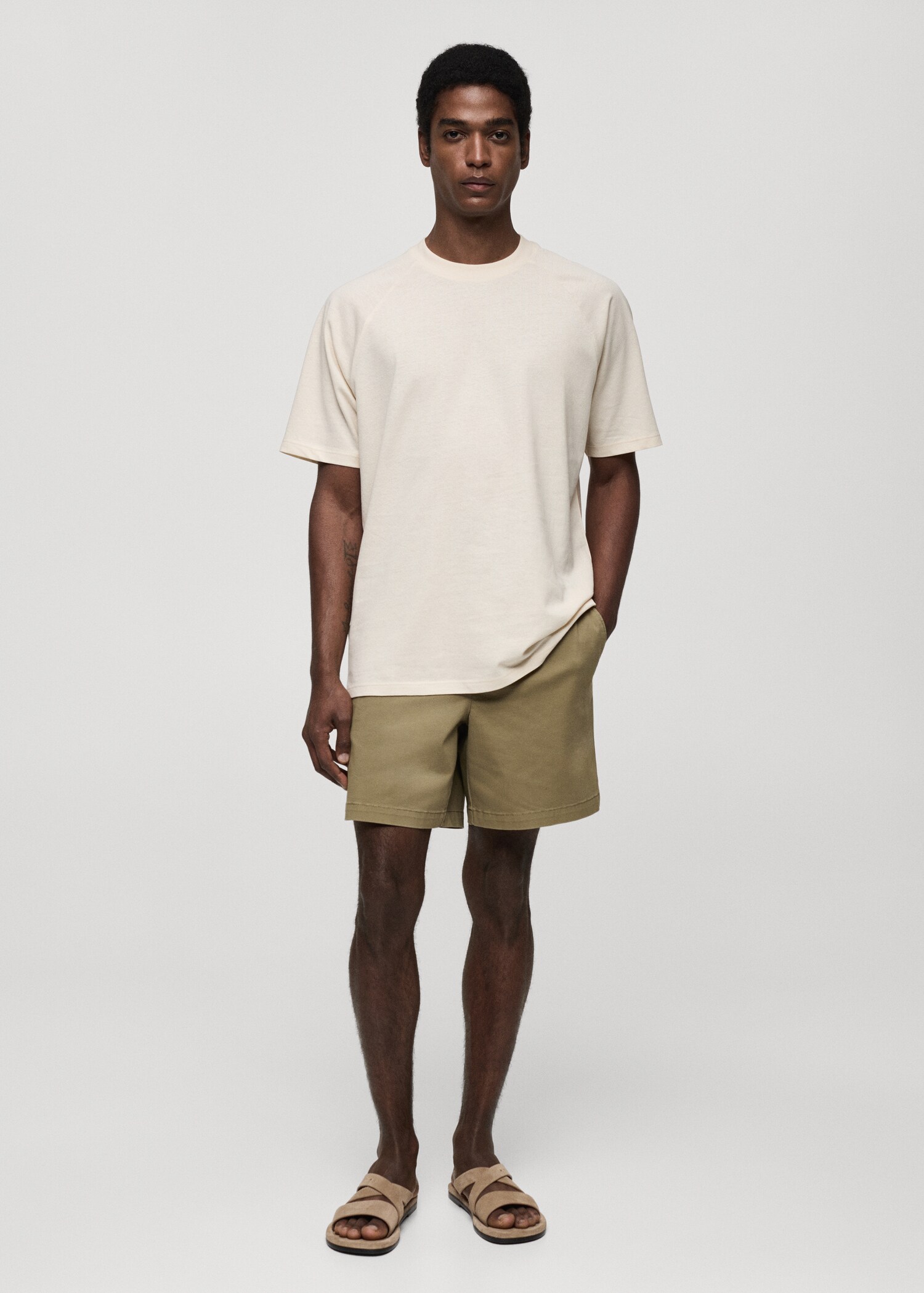 Camiseta algodón relaxed fit - Plano general