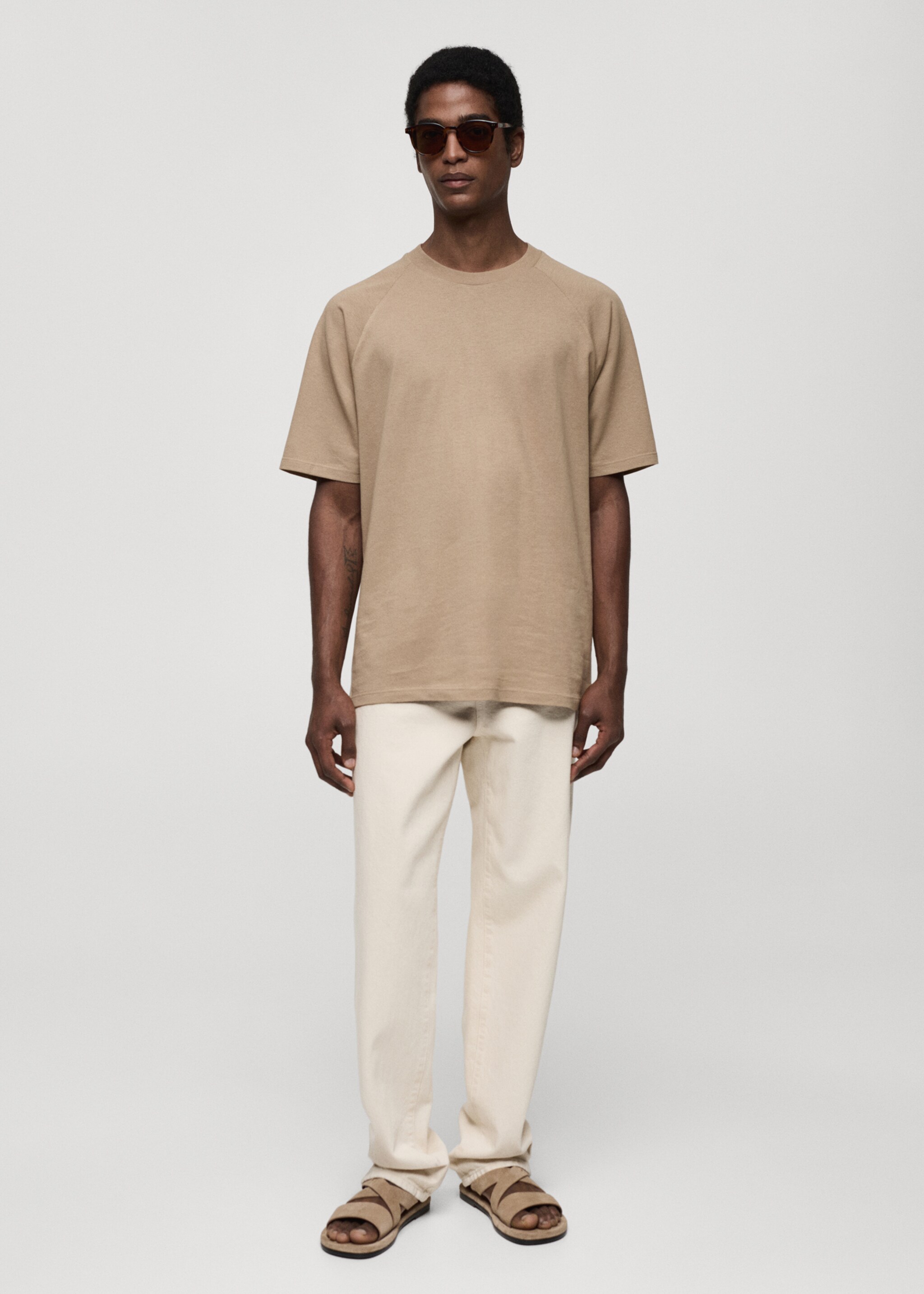 Camiseta algodón relaxed fit - Plano general