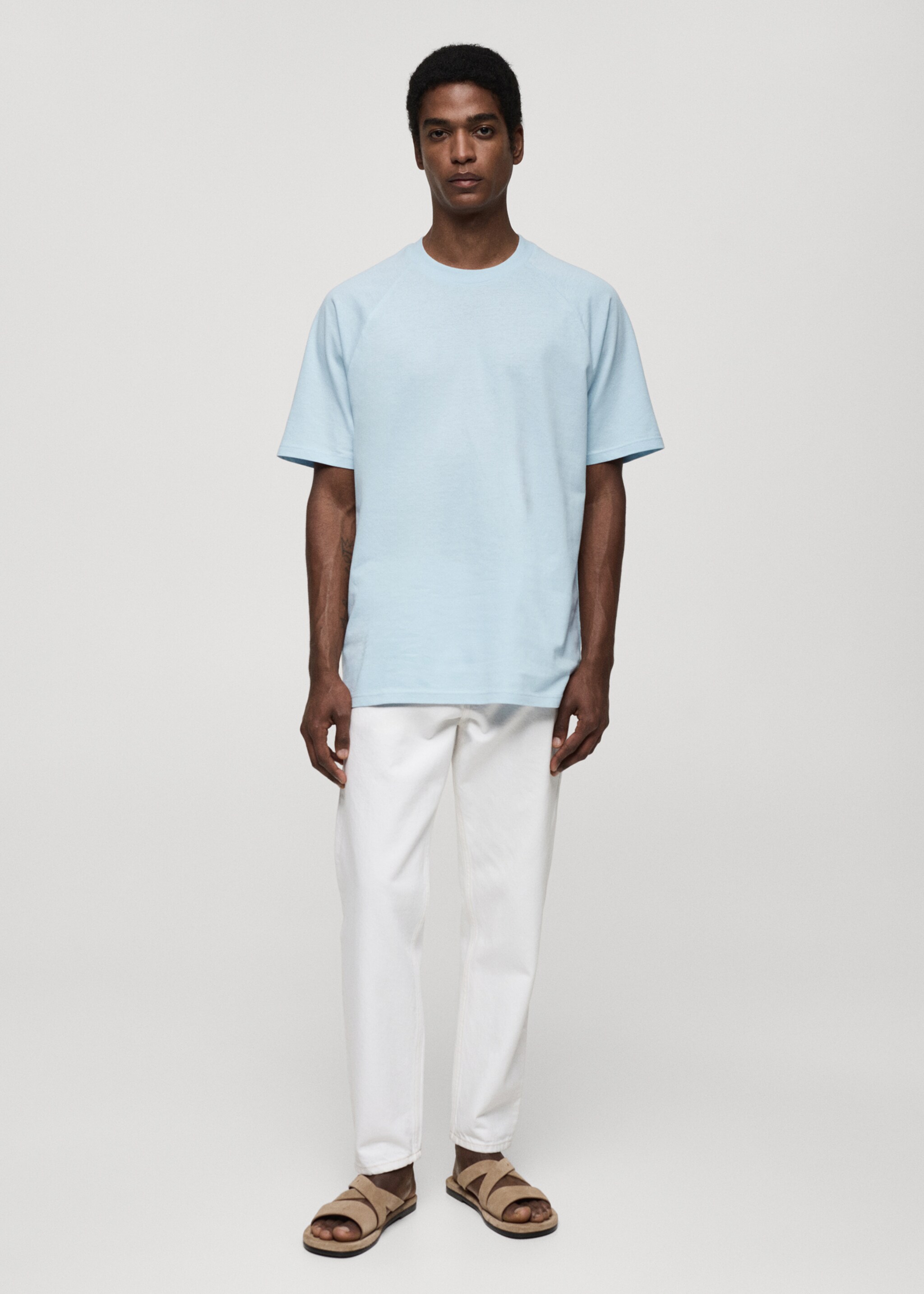 Camiseta algodón relaxed fit - Plano general