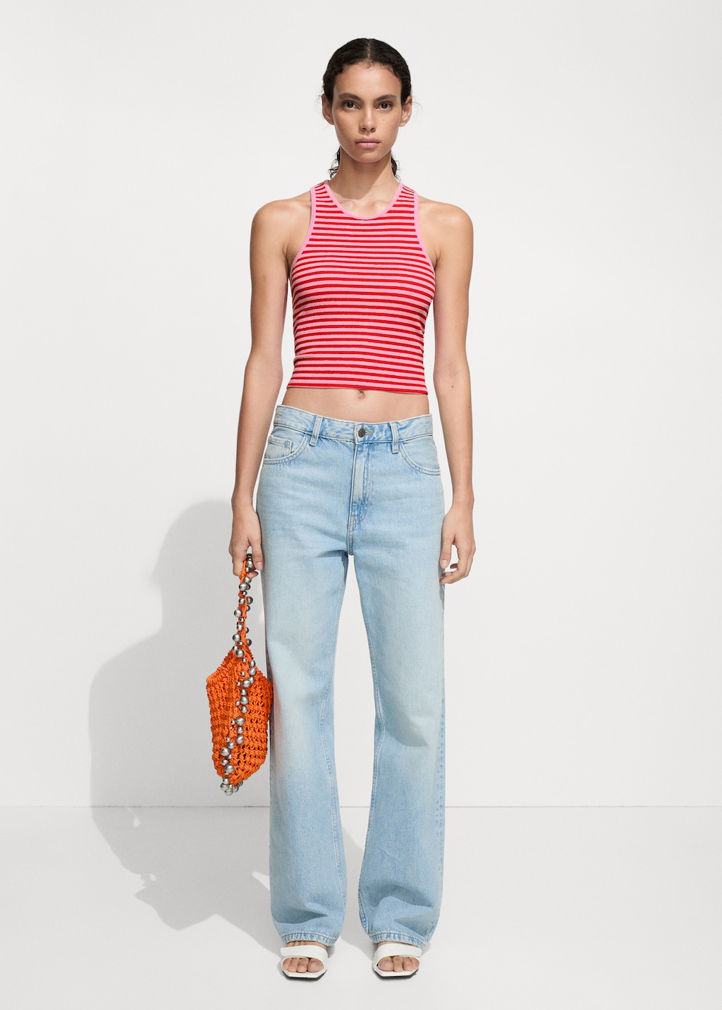 Top mango mujer sale