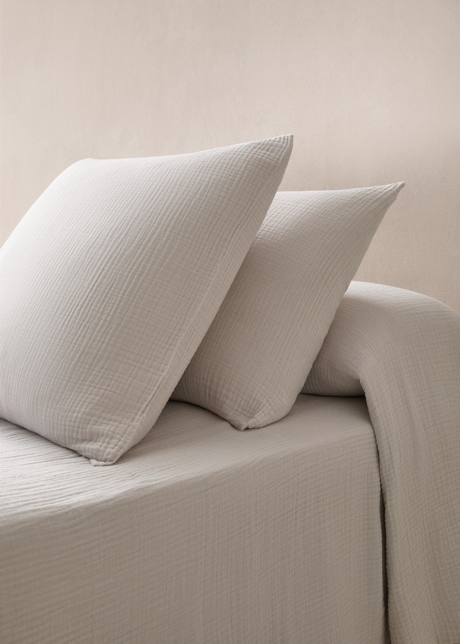 Cotton gauze pillowcase 60x60cm - General plane
