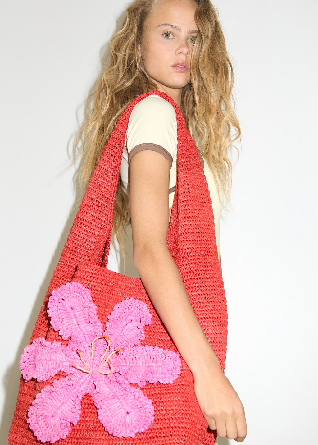 Natural fibre shopper bag Women MANGO Ireland