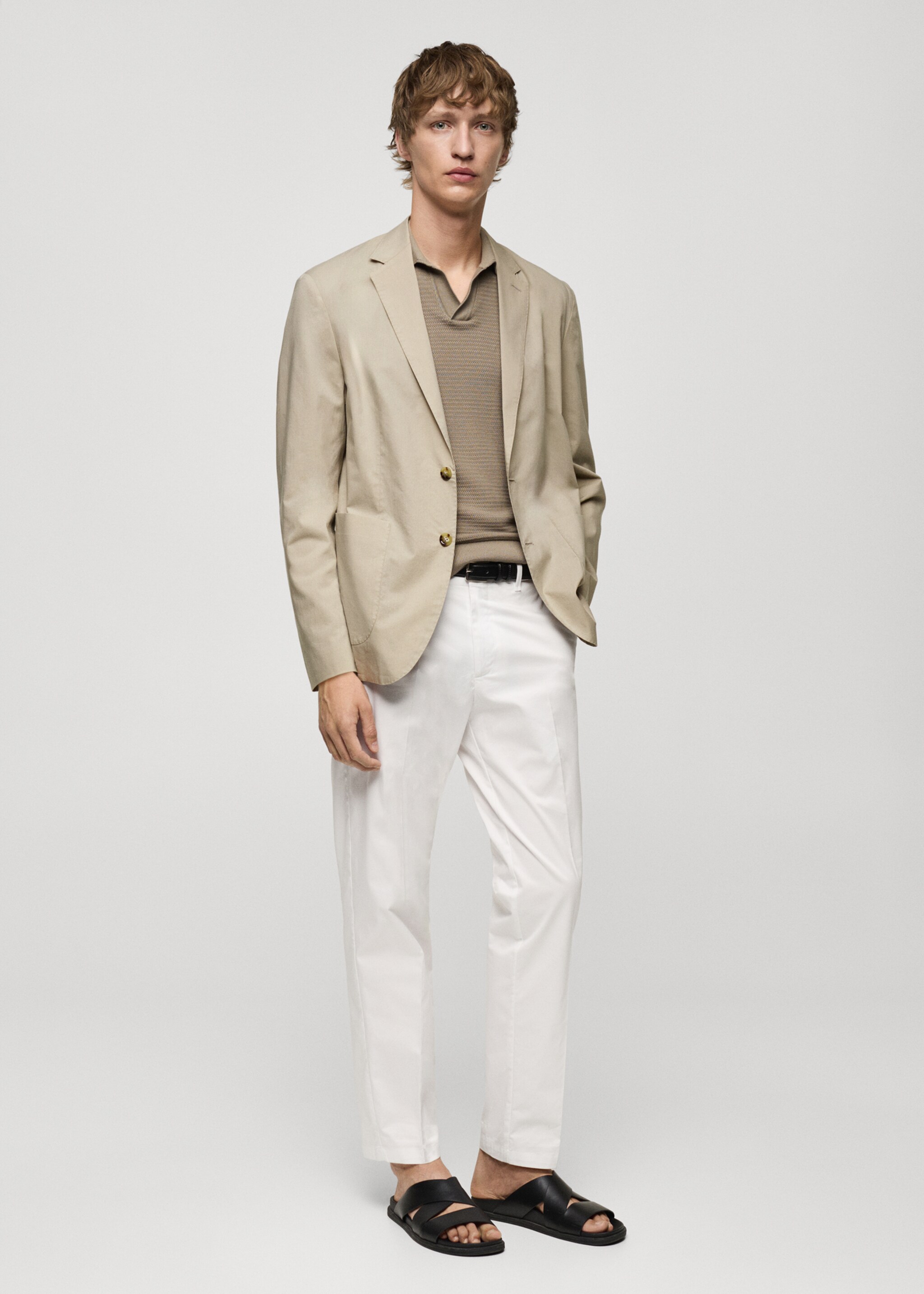 Lightweight cotton jacket - General plane