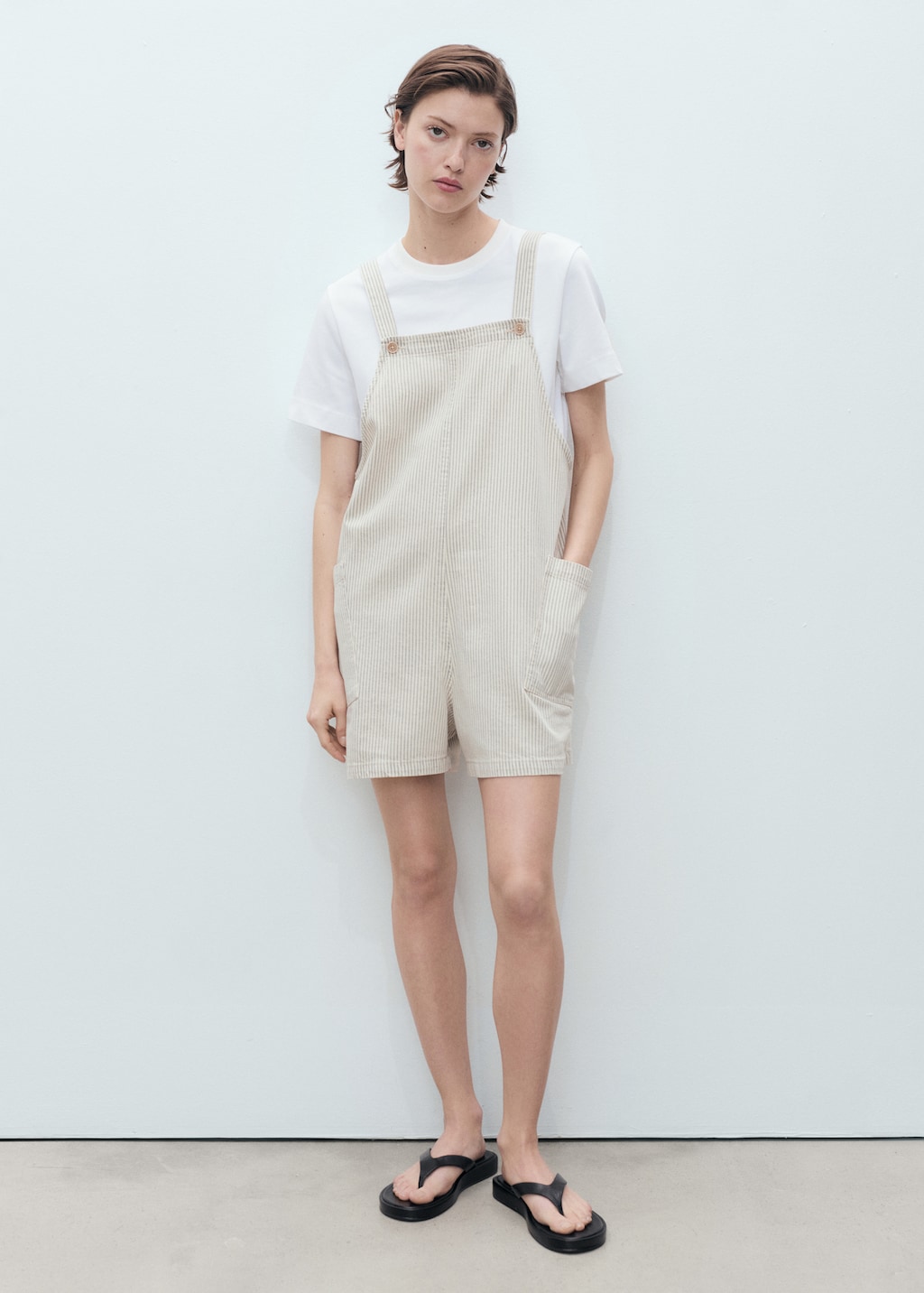 Denim dungarees stripes - image 2