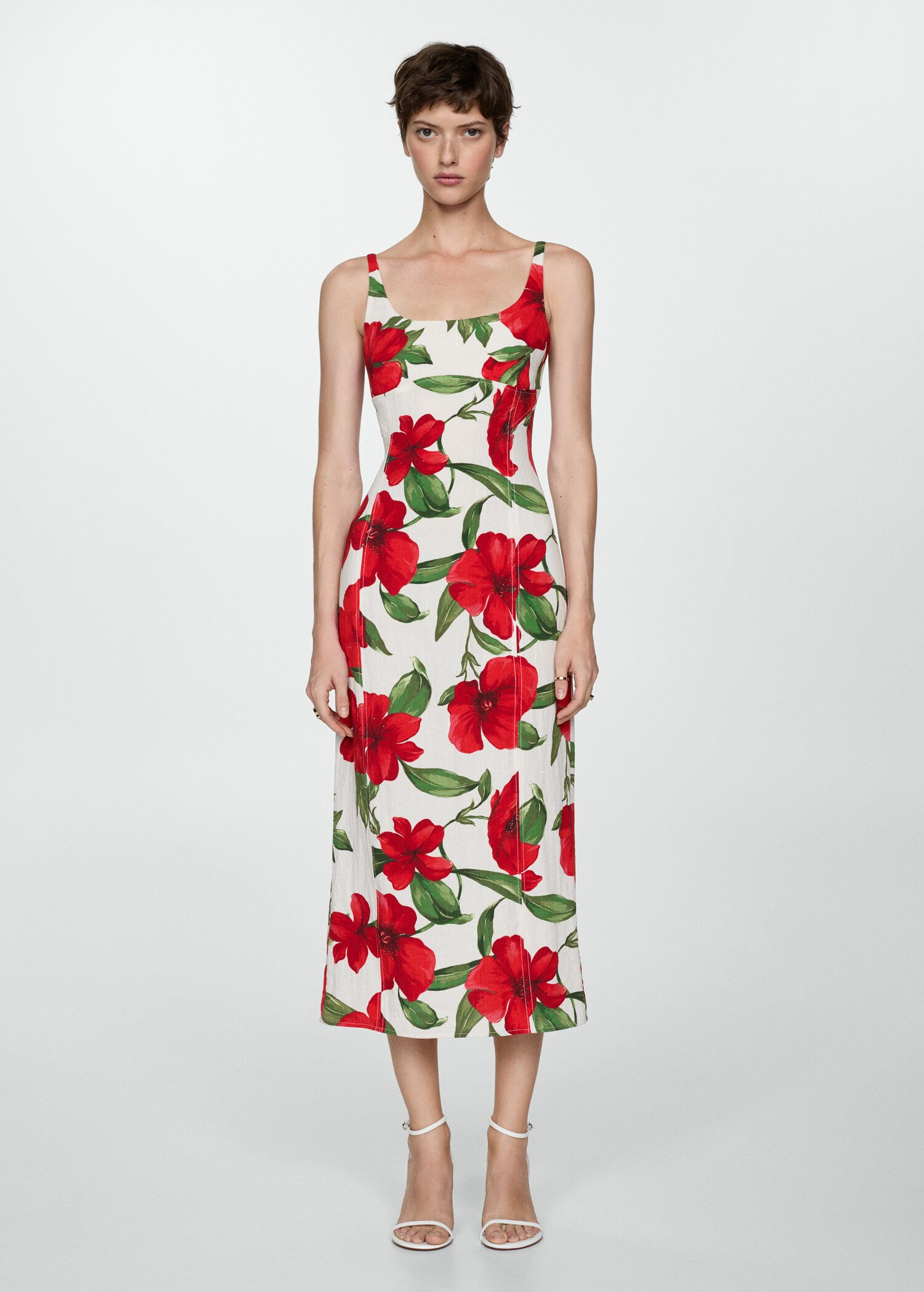 Long floral dress - General plane