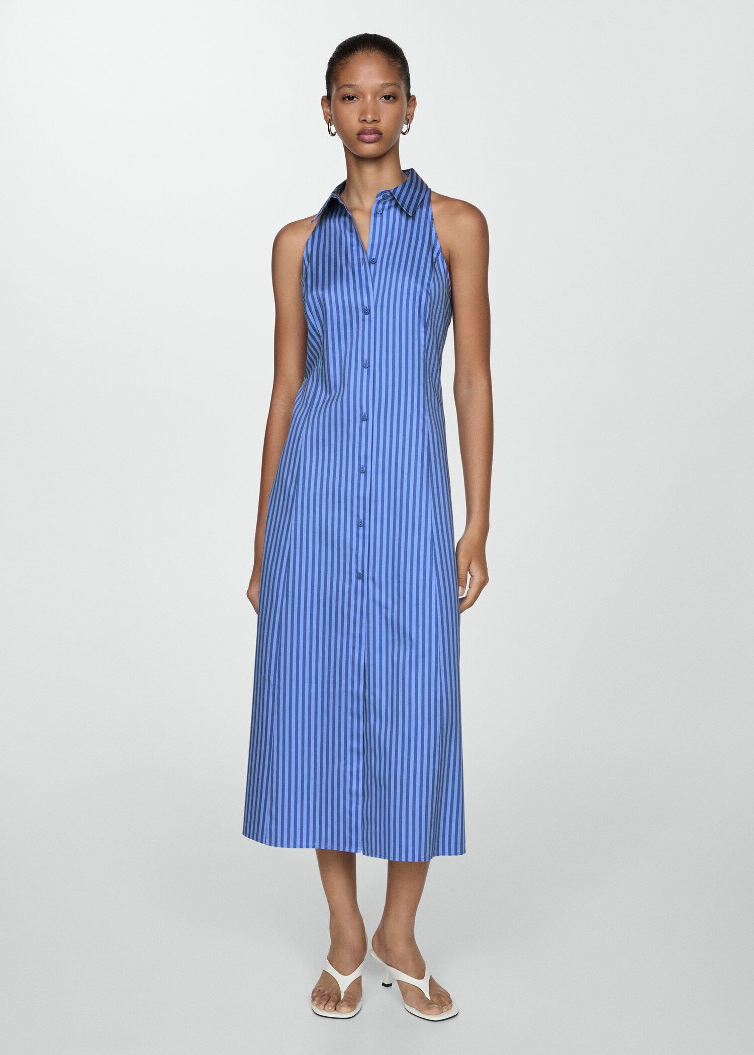 Striped shirt dress - General plane
