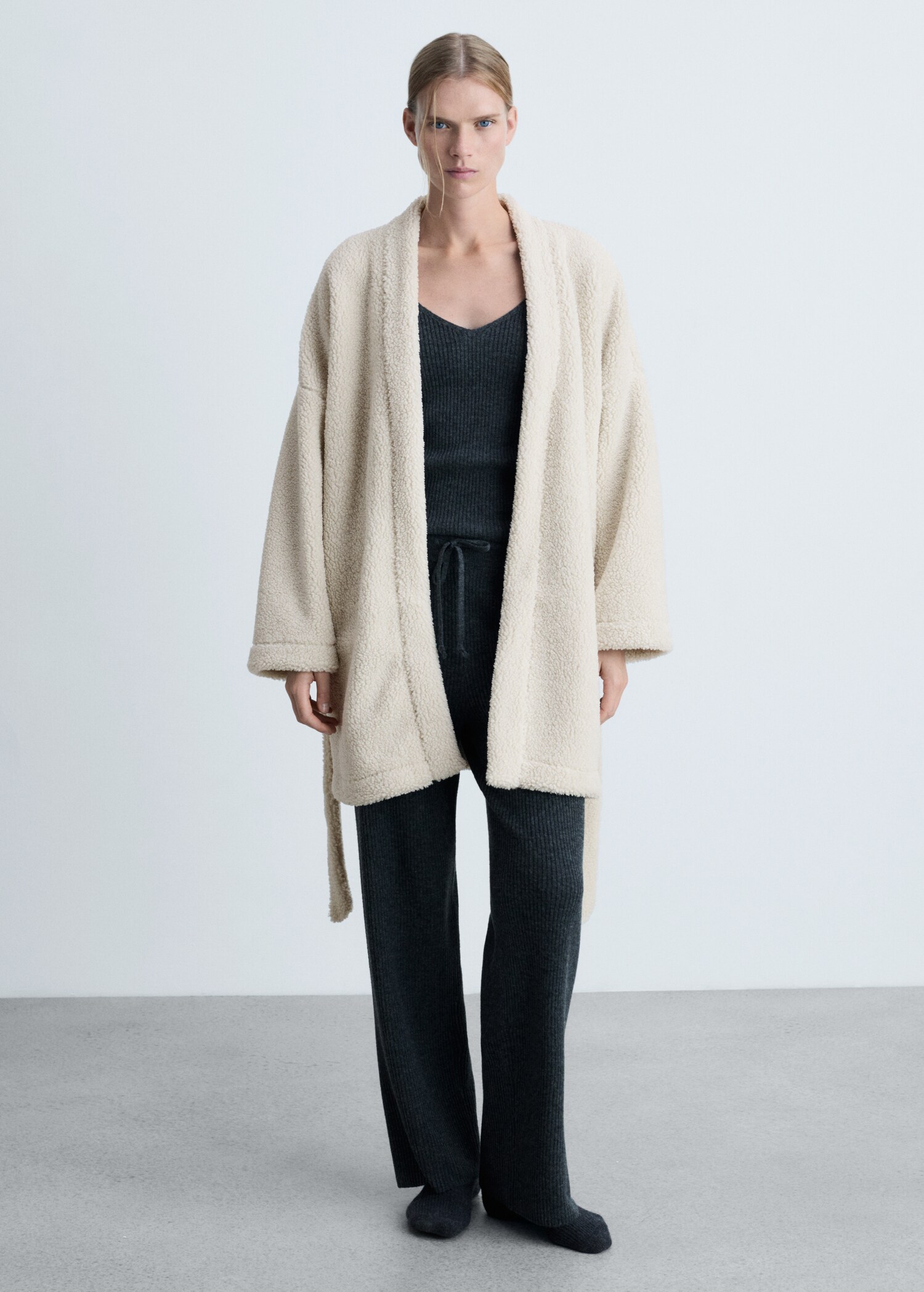 Shearling home robe - General plane